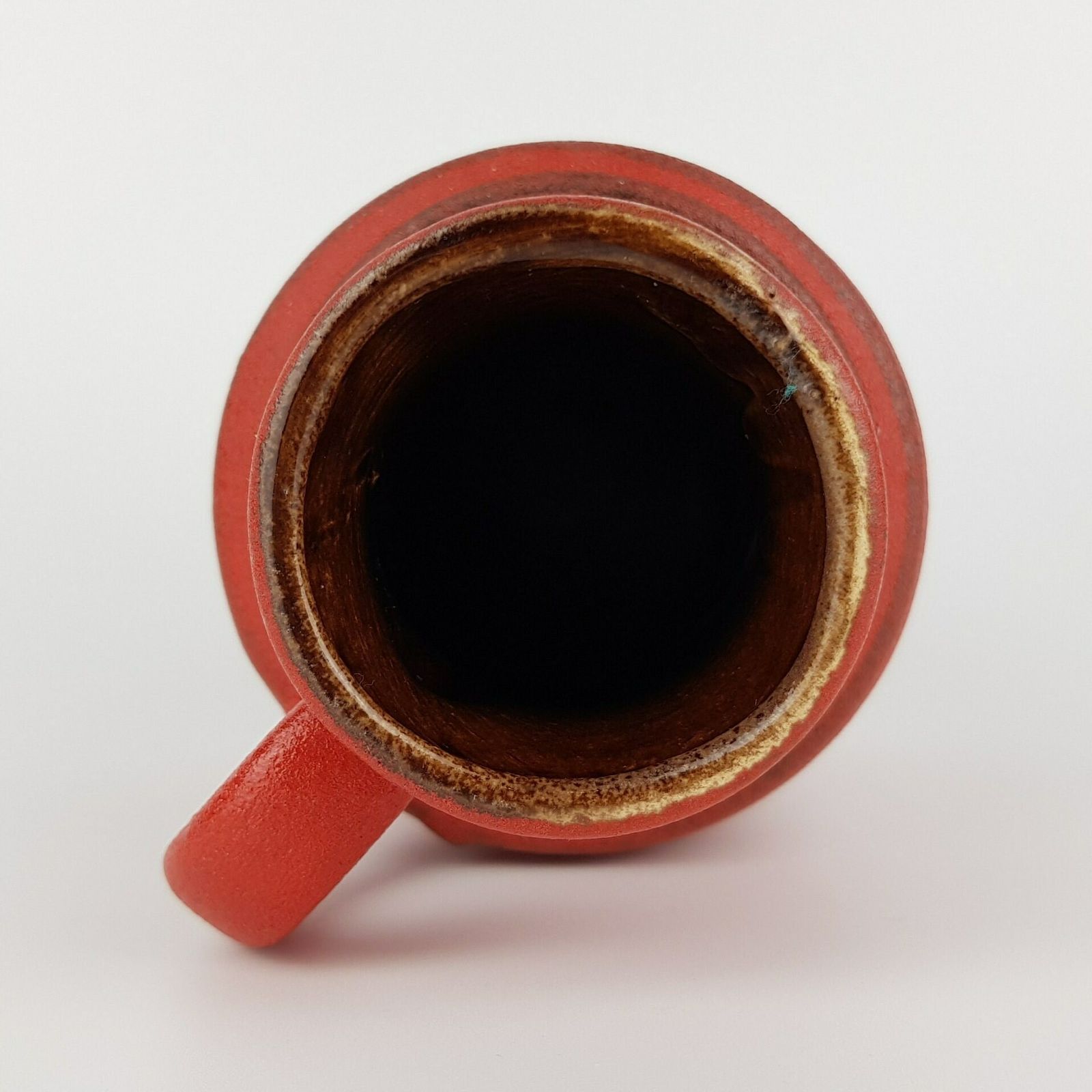 Scheurich Keramik Red Vase 414 16 West German Pottery 1970s Nurnberger Bund photo 76.0