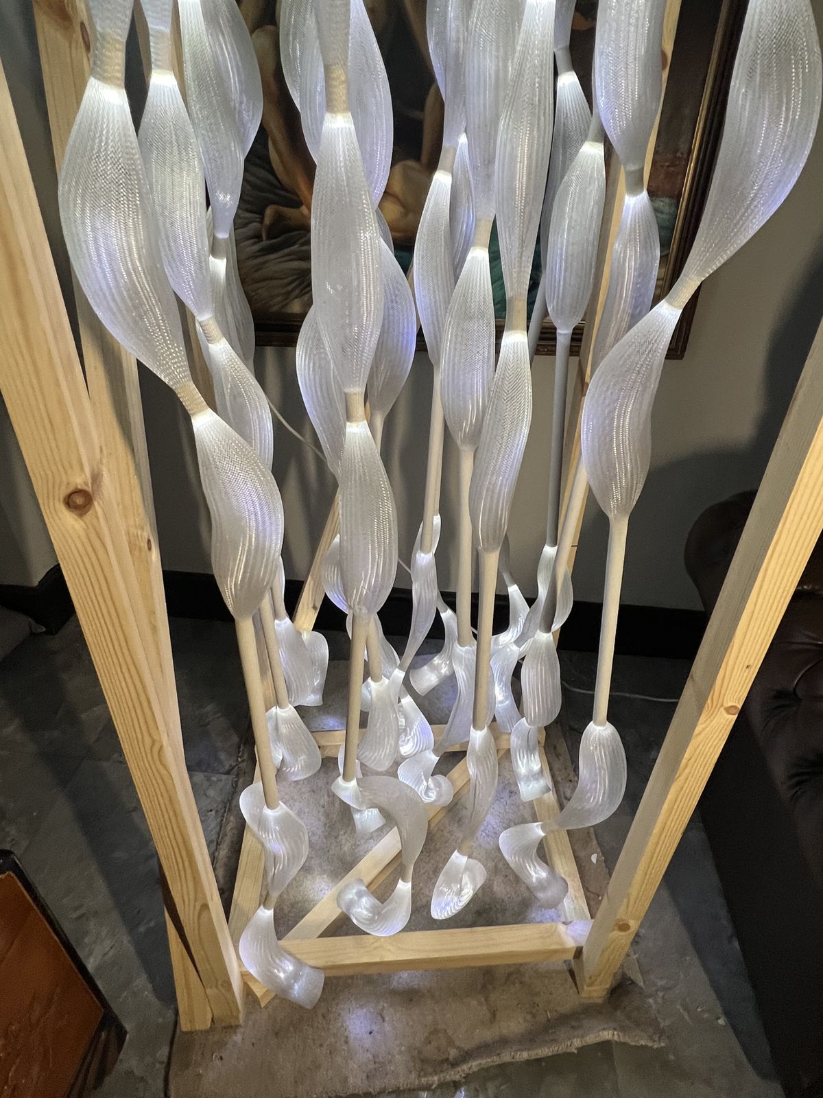 Swann Bourotte For Ligne Roset Jellyfish Chandelier Showpiece photo vinterior