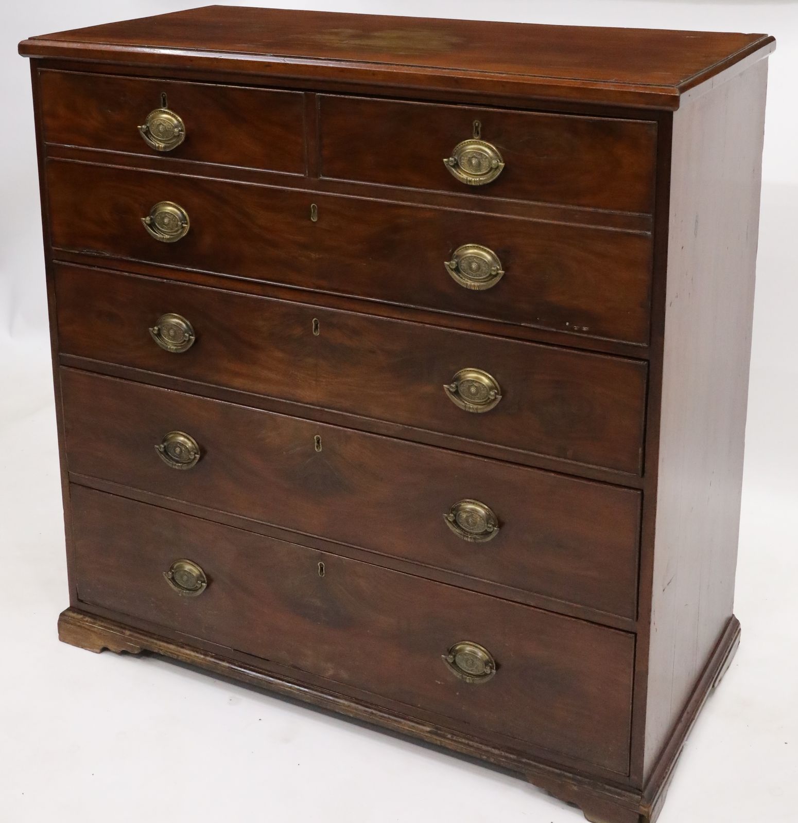photo furniture Georgian Mahogany Secretaire Chest Of Drawers Fitted Interior Free Uk Delivery
