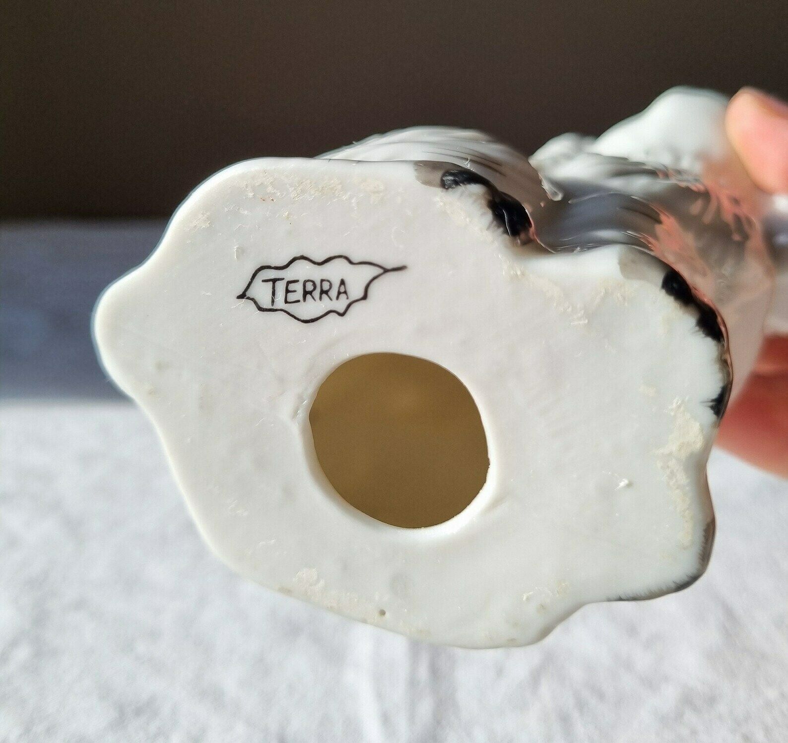 Mid Century Modern White Spaniel Dog Sculpture, Italy, 1960s, Collectible Figurine, Vintage Dog Figurine, Cute Puppy, Gift Idea photo vinterior