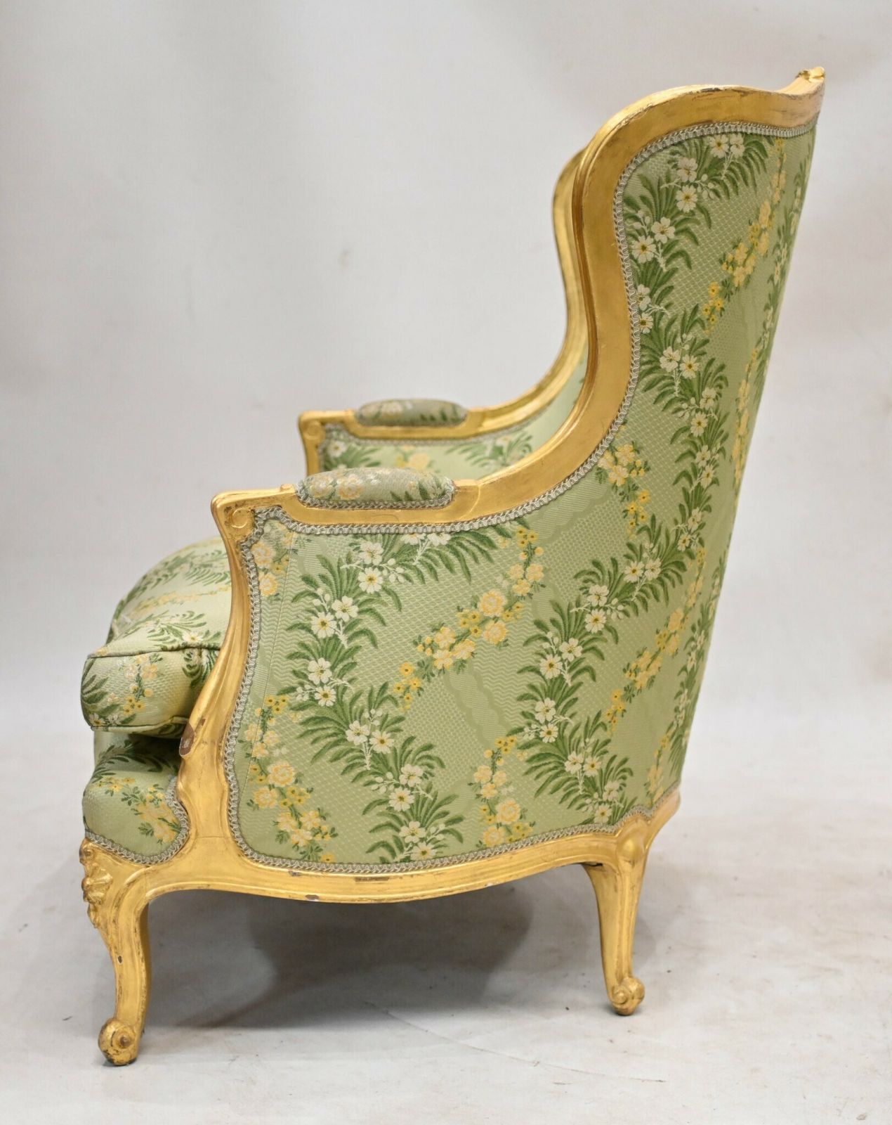 Pair French Gilt Arm Chairs Fauteuils photo buy