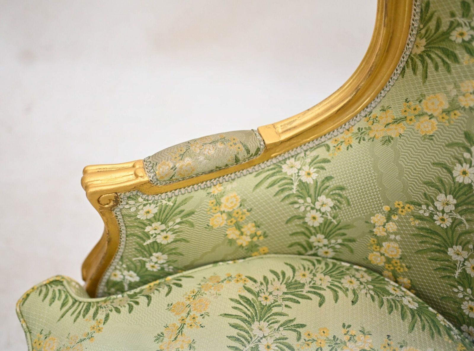 2250.0 Pair French Gilt Arm Chairs Fauteuils photo