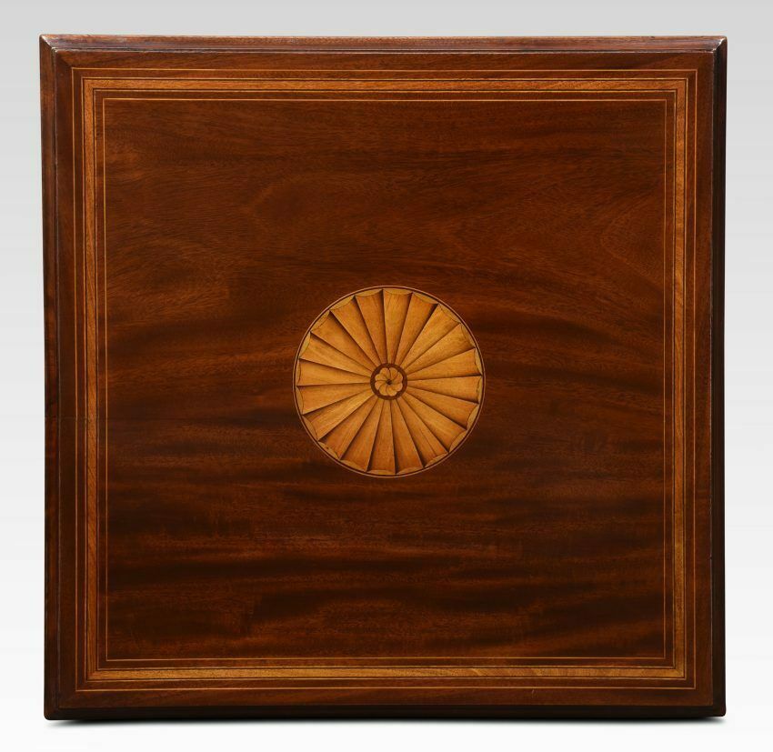 Pair Of Mahogany Inlaid Revolving Bookcases By Maple And Co photo for sale