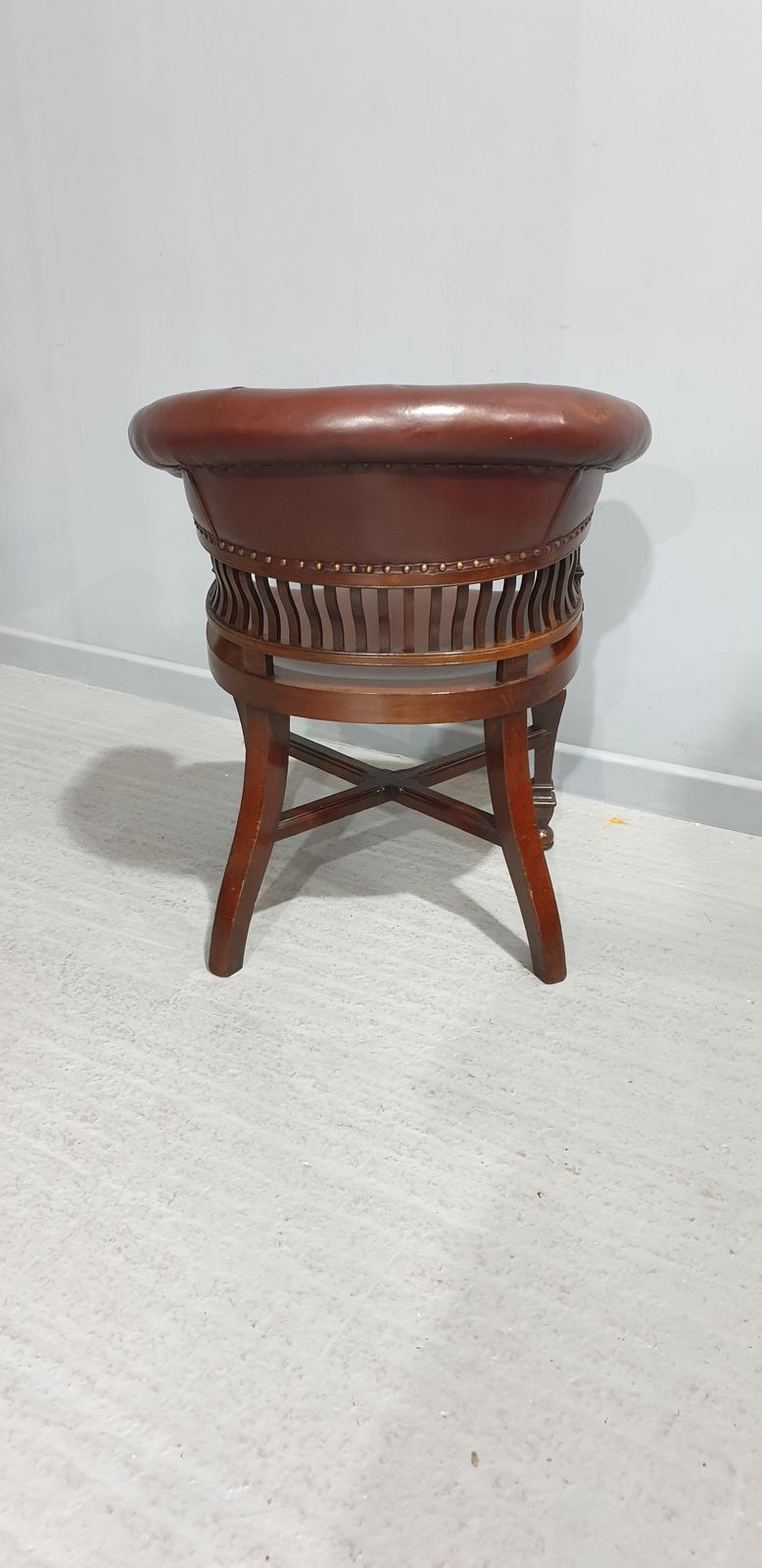 Victorian Mahogany Desk Chair, 1800s photo vinterior