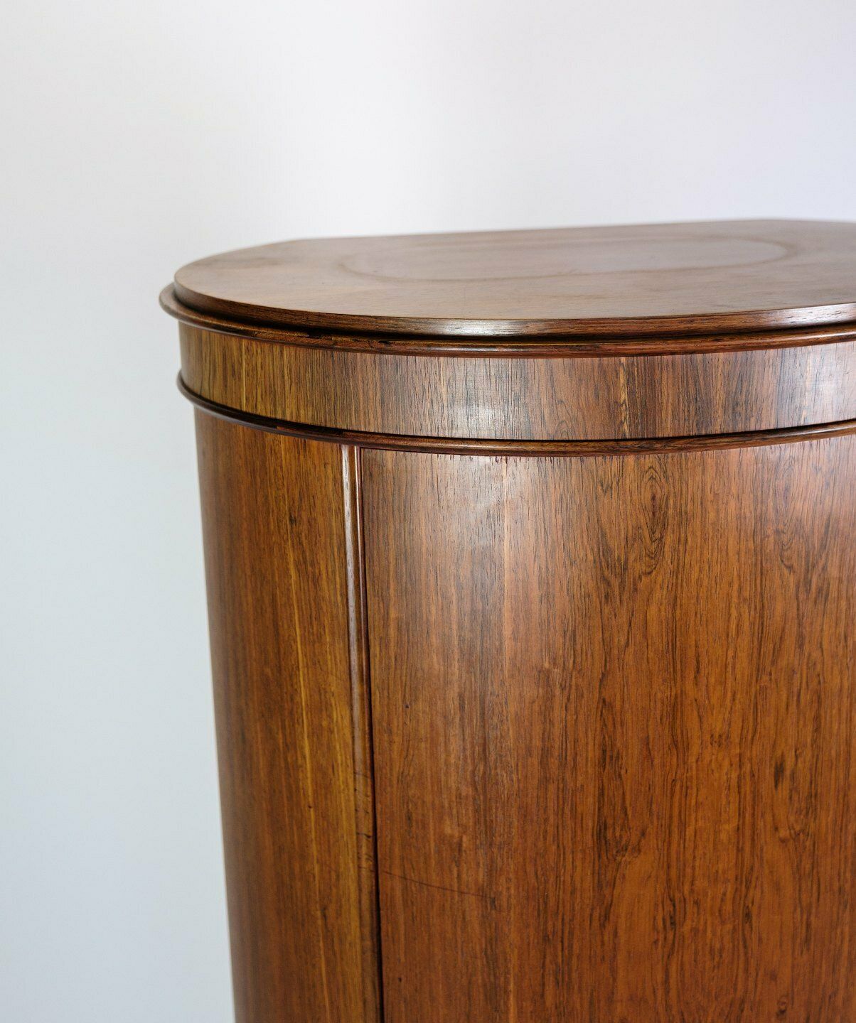 Pedestal Cabinet In Rosewood By Johannes Sorth For Bornholms Møbelfabrik From 1960s photo for sale