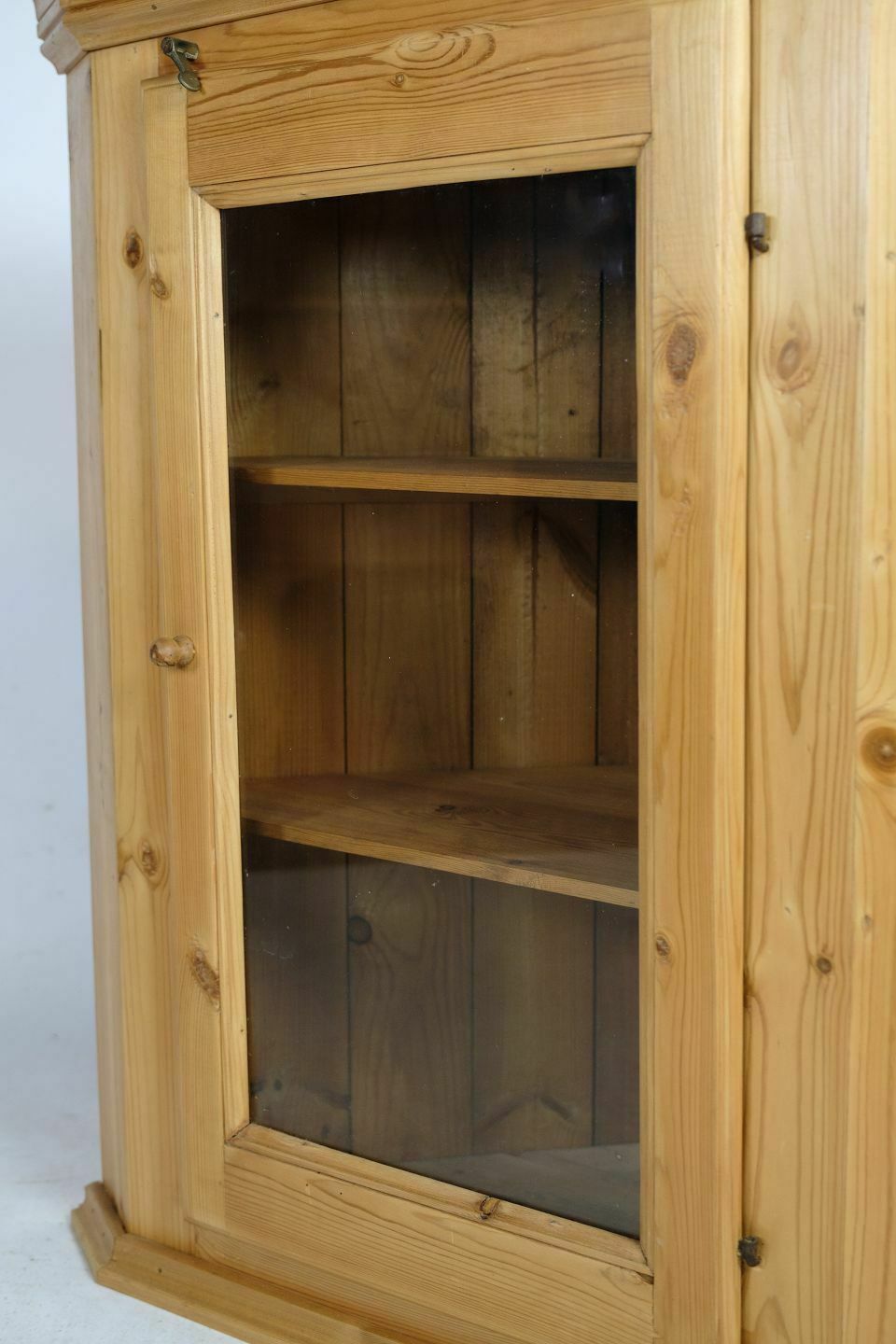 Haning Corner Cabinet In Pine From 1890s photo for sale