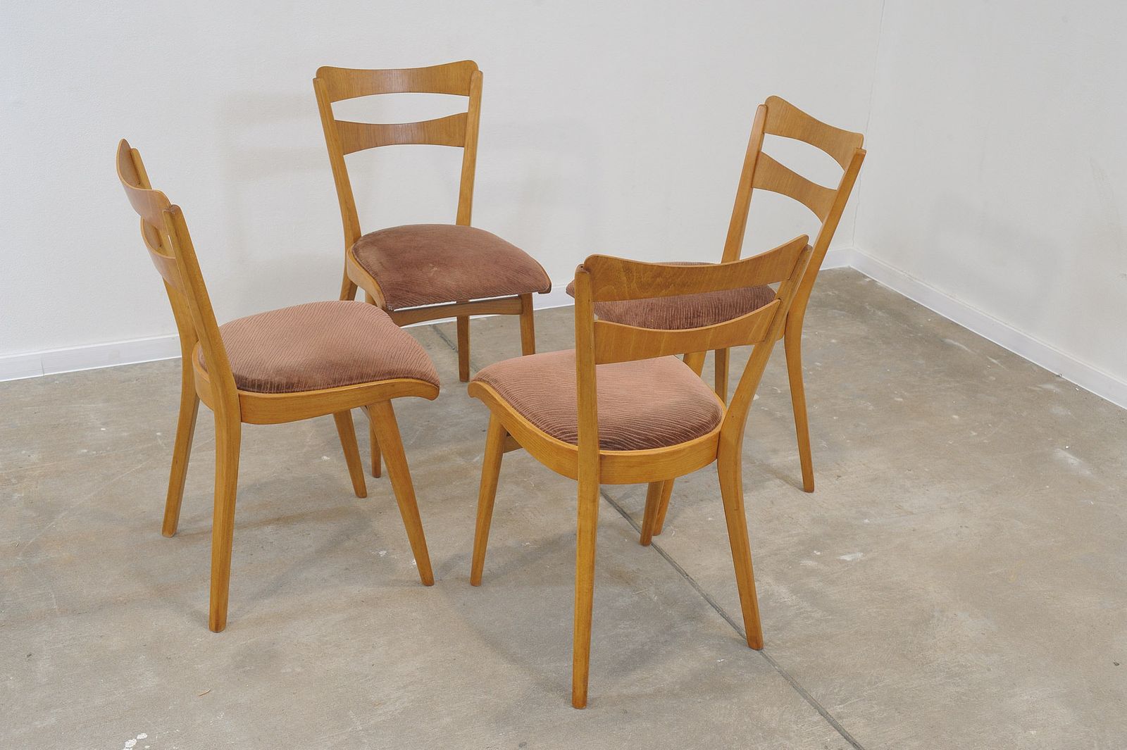 Mid Century Dining Chairs By Tatra Nabytok, Set Of 4 photo 847.0