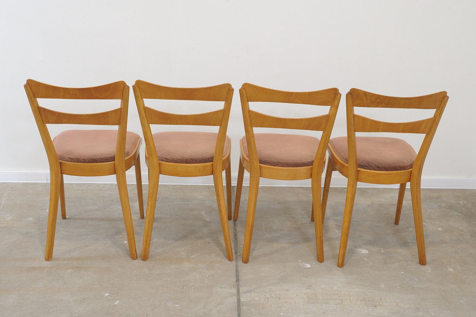 Mid Century Dining Chairs By Tatra Nabytok, Set Of 4 photo vintage