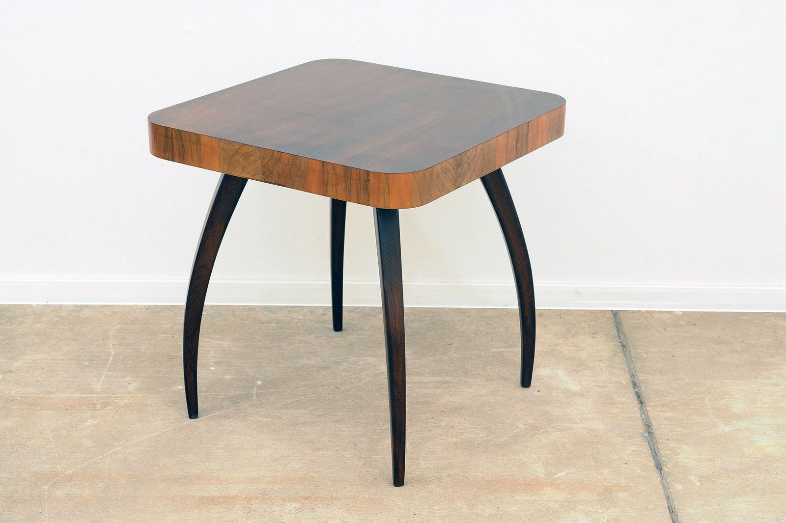 Fully Renovated Walnut Spider Table H259 By Jindřich Halabala, 1950´S photo Furniture