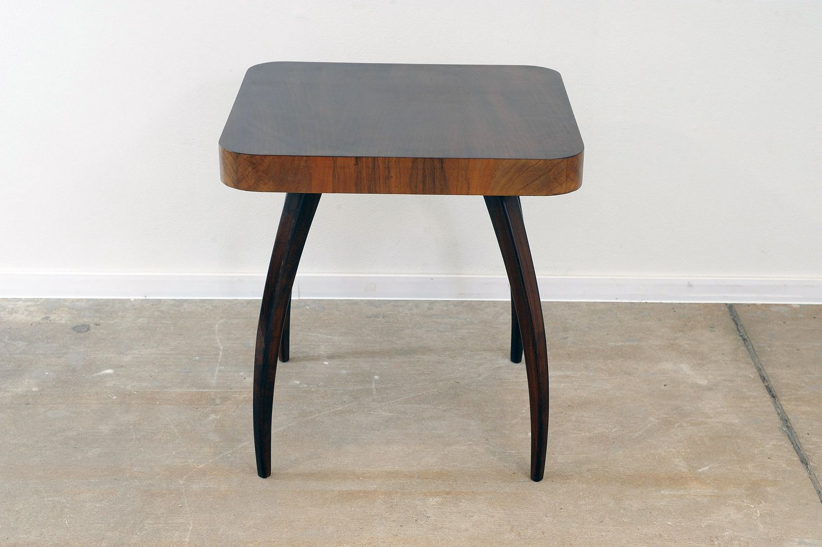 photo for sale Fully Renovated Walnut Spider Table H259 By Jindřich Halabala, 1950´S