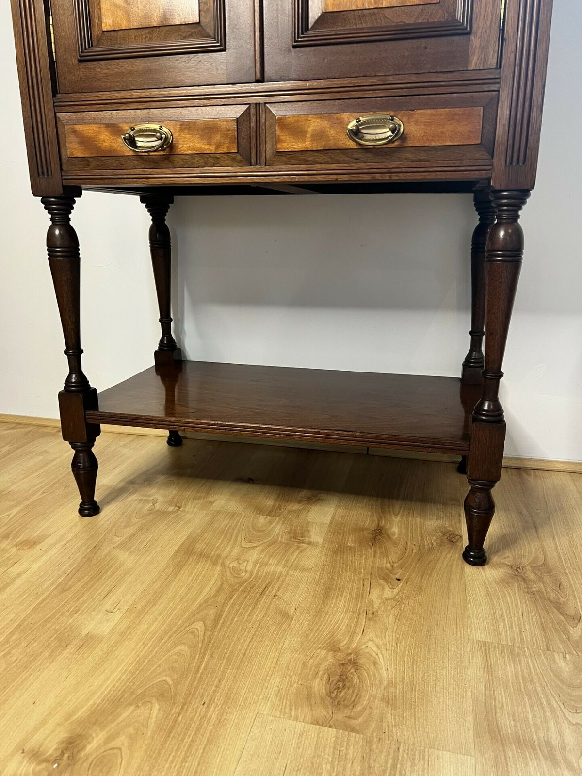 Victorian Quality Mahogany And Satinwood Side Cabinet photo vinterior