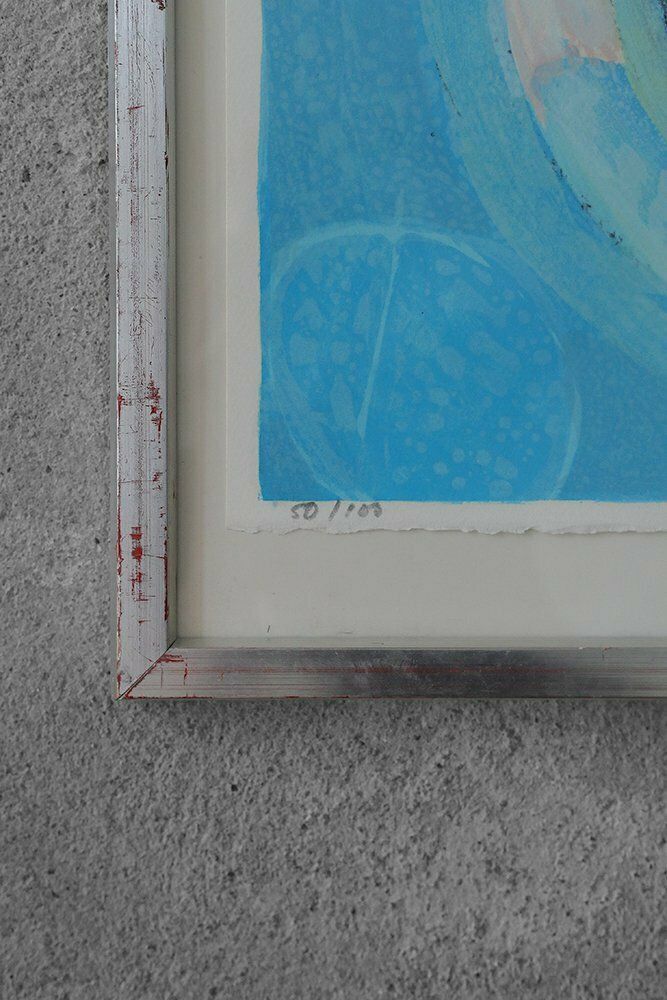 Gustav Bolin, Composition, Color Lithograph, 1970s, Framed photo 2342.0