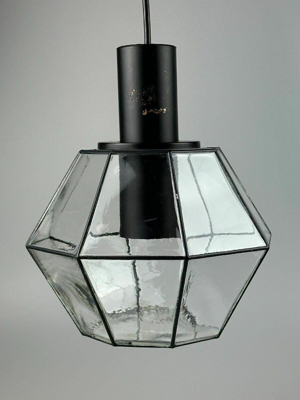 60s 70s Hanging Lamp Ceiling Lamp By Limburg Leuchten Germany Glass Metal photo 342.0
