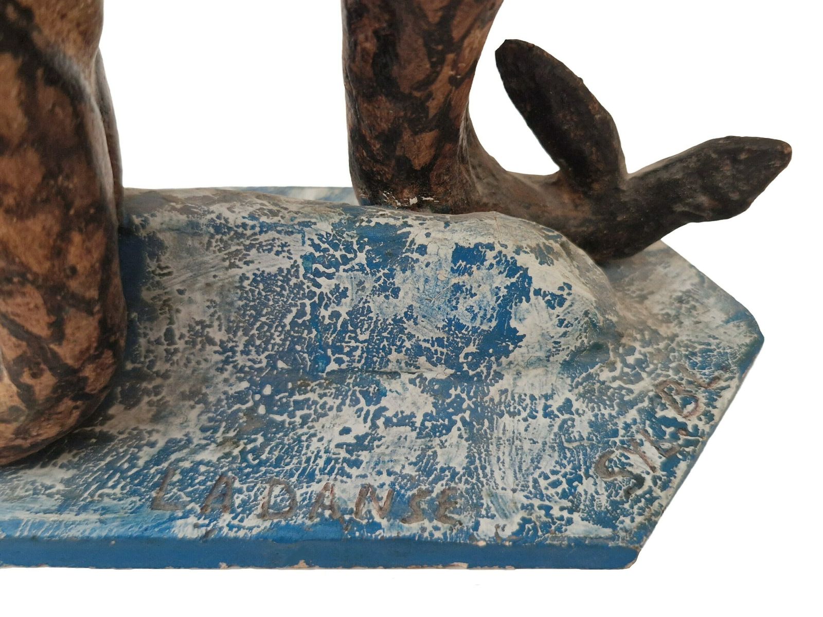 photo furniture Mid Century Pottery Mermaid Figurine, Vintage French Coastal And Nautical Home Decor