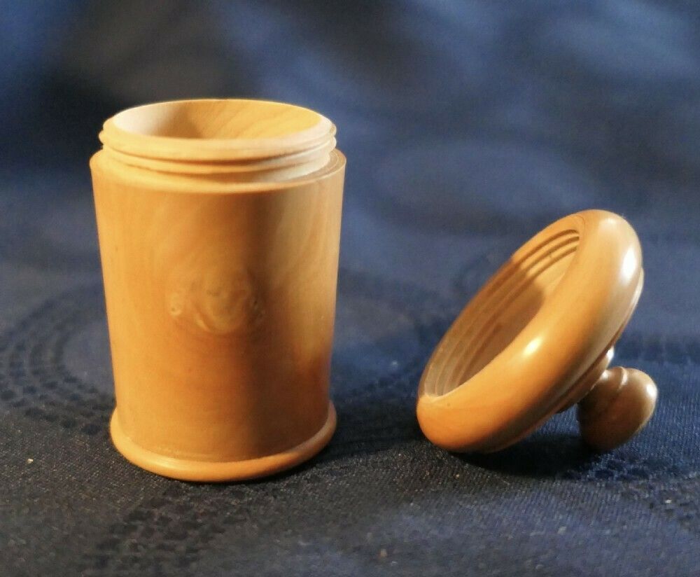 Home Decor 19th Century Treen Measure And Thread Dispenser In Sycamore photo