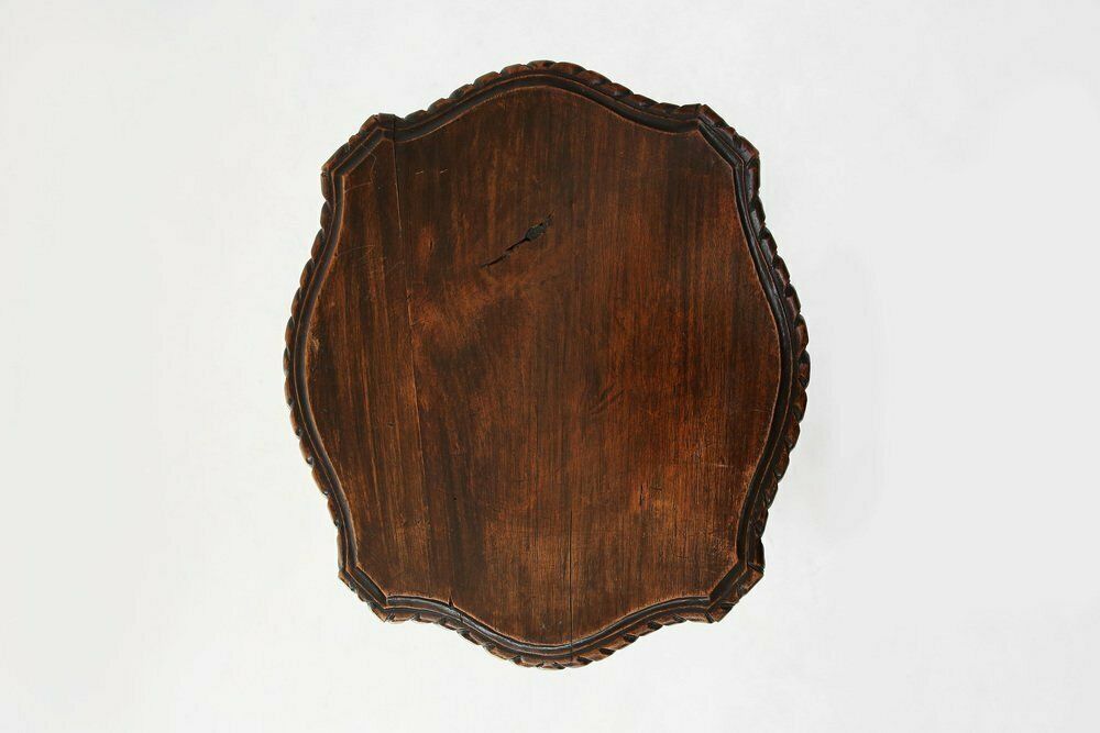 Vintage Pedestal Table With Putti, 1850s photo vinterior