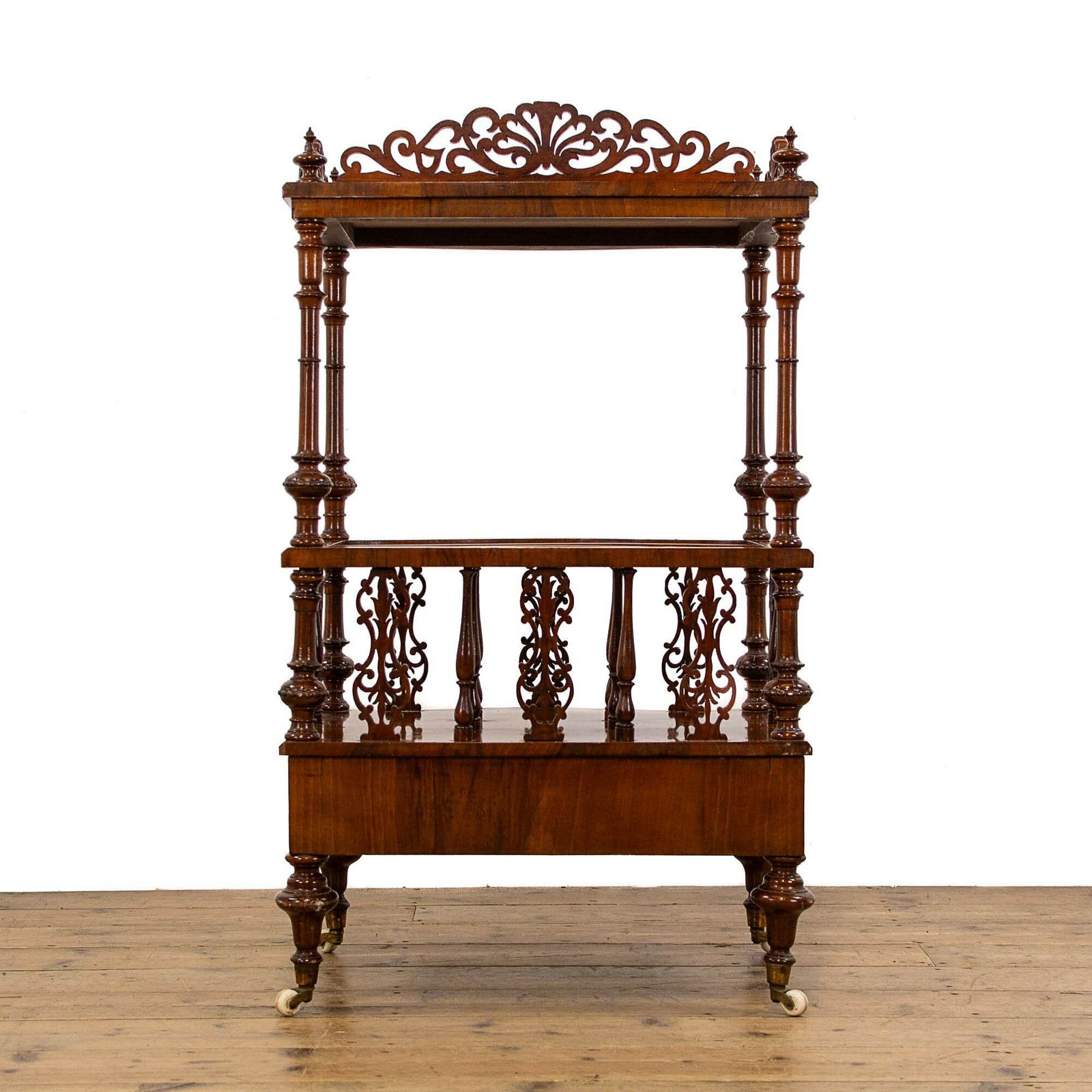 Victorian Walnut Canterbury Whatnot photo Furniture