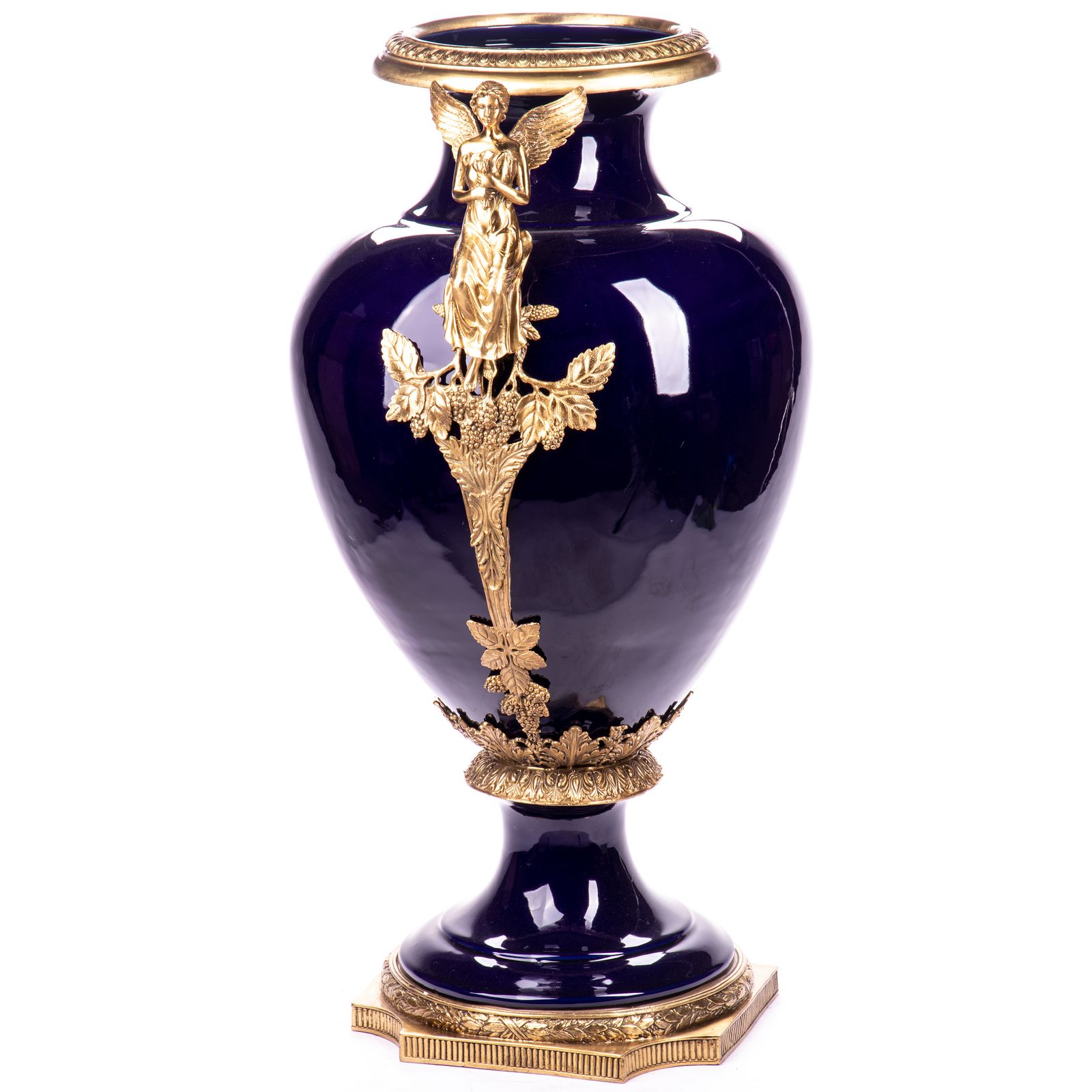 Luxury Antiqua Porcelain And Bronze Floor Vase photo furniture