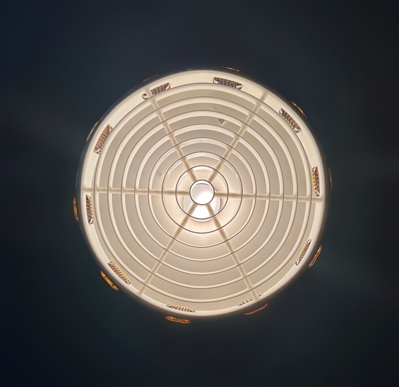 Space Age Brushed Brass Lamp By Carl Fagerland For Orrefors Of Sweden, 1954 photo Lighting
