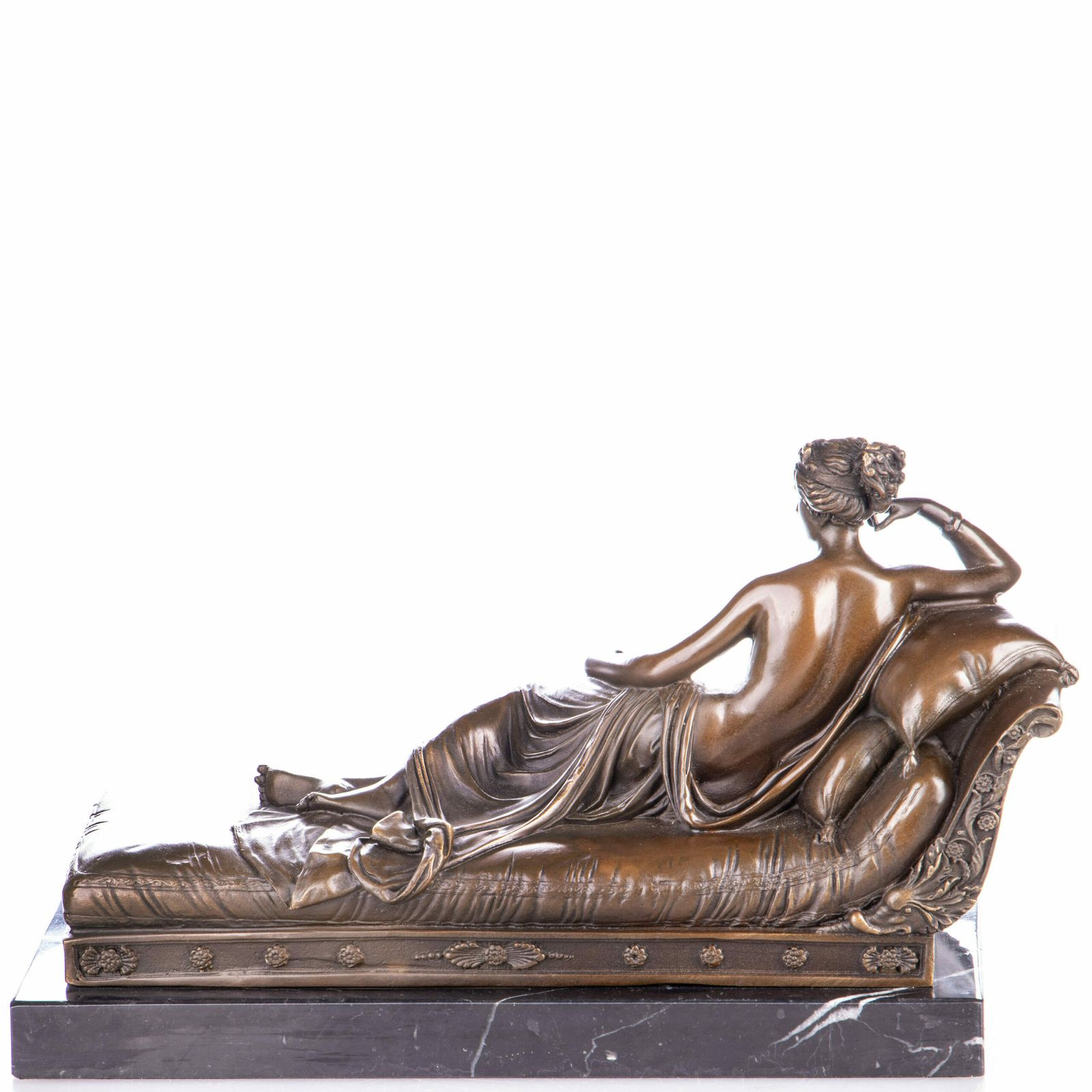 Italian Renaissance Style Bronze Sculpture Of Pauline Bonaparte “Venus Victrix” By A. Canova photo furniture