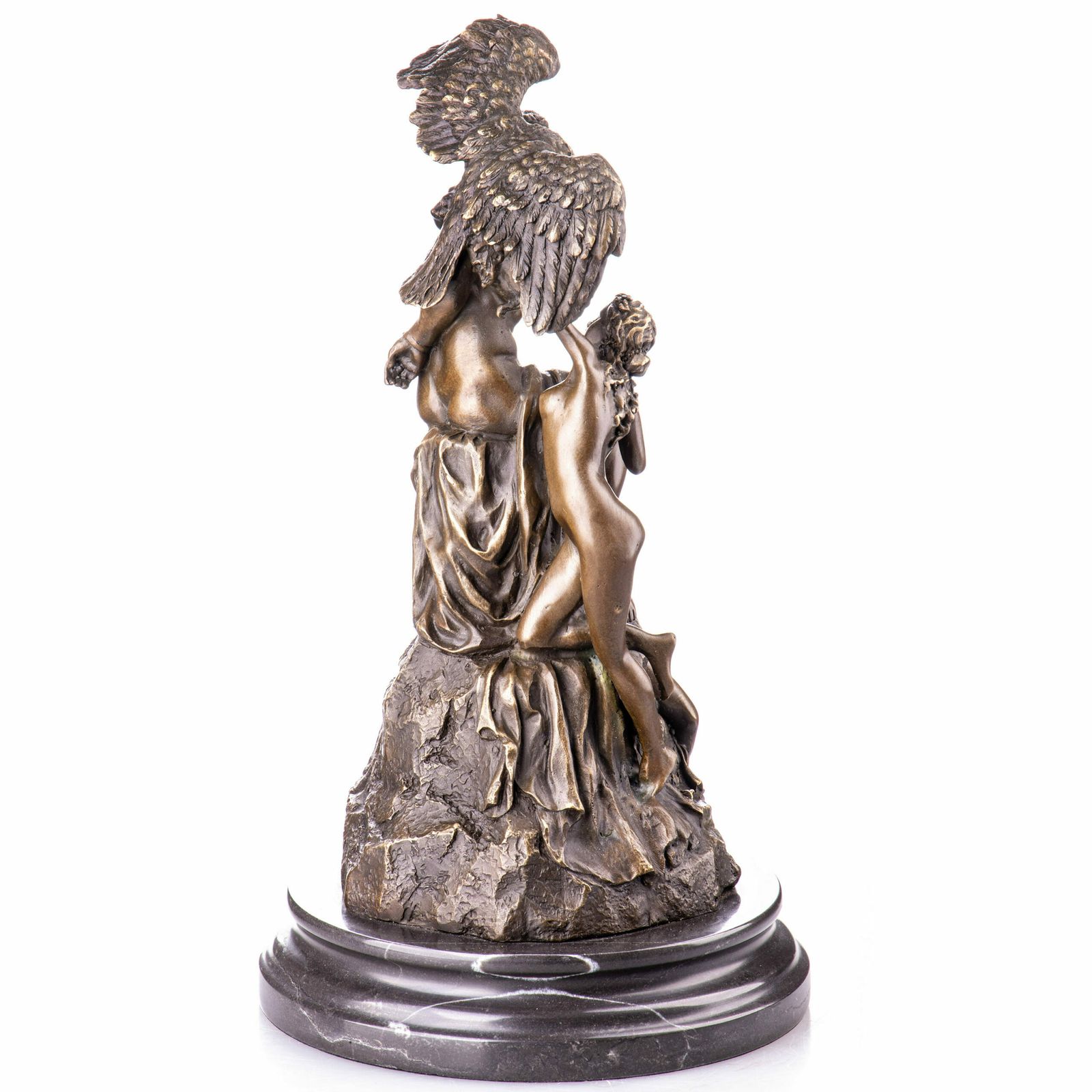 Mythological Bronze Figure “Prometheus, Lamented By The Okeanids” E.Müller photo for sale