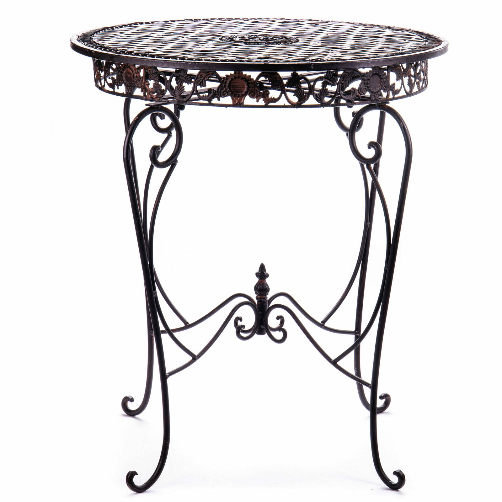 Antiqua Style Metal Garden Table