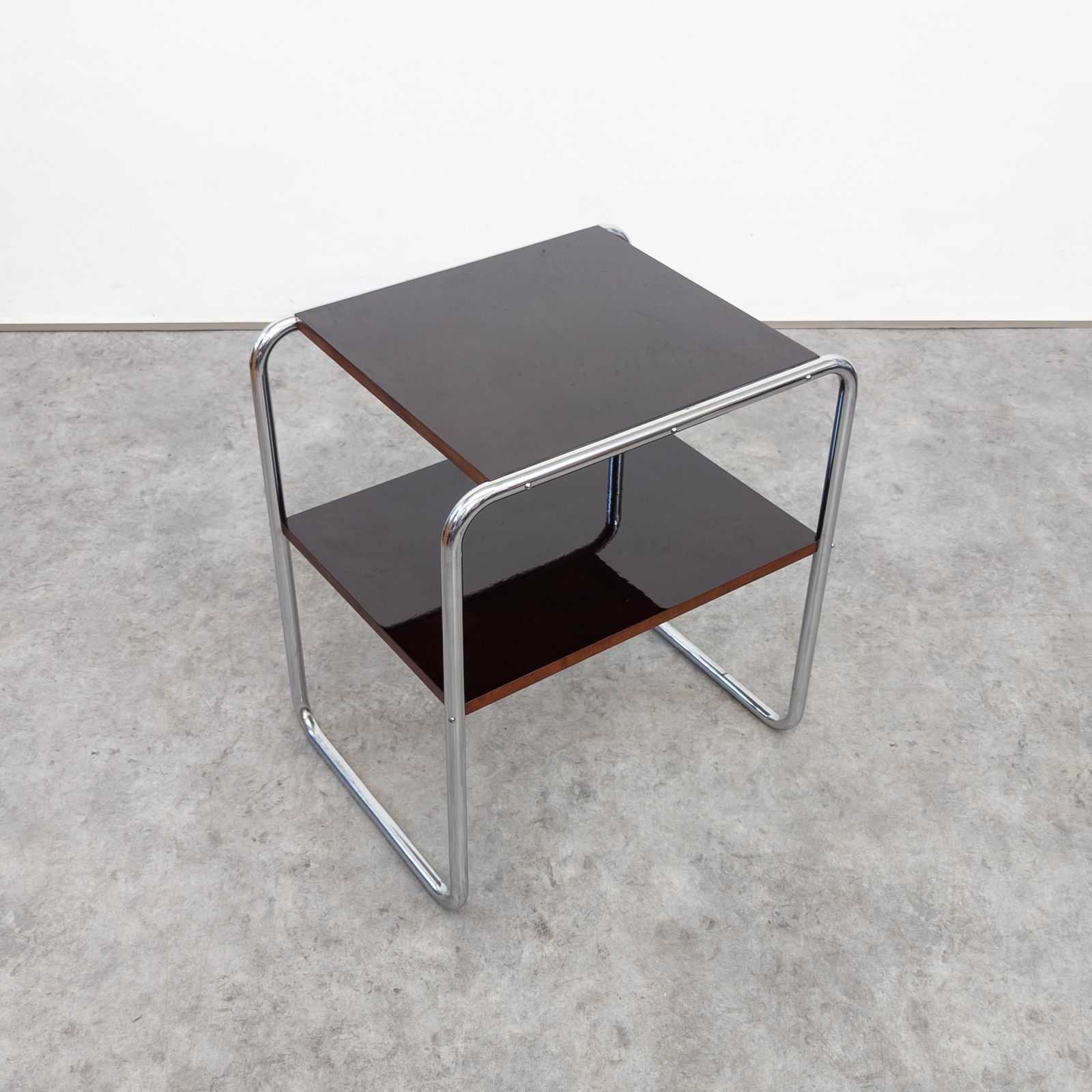 Rare Bauhaus Tubular Steel Side Table By Marcel Breuer photo furniture