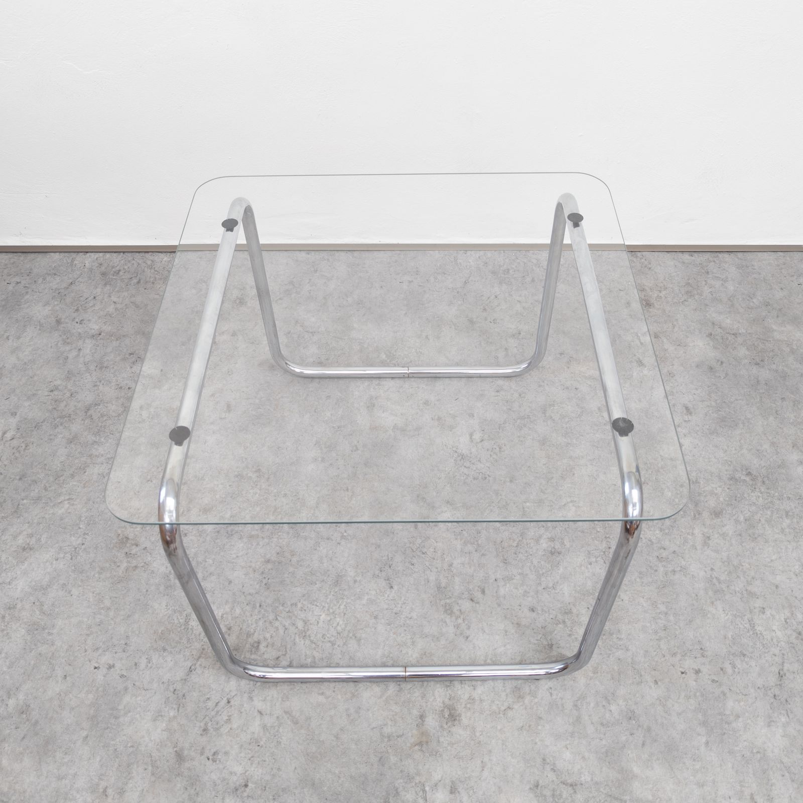 photo furniture Mid Century Tubular Steel Coffee Table From Kovona
