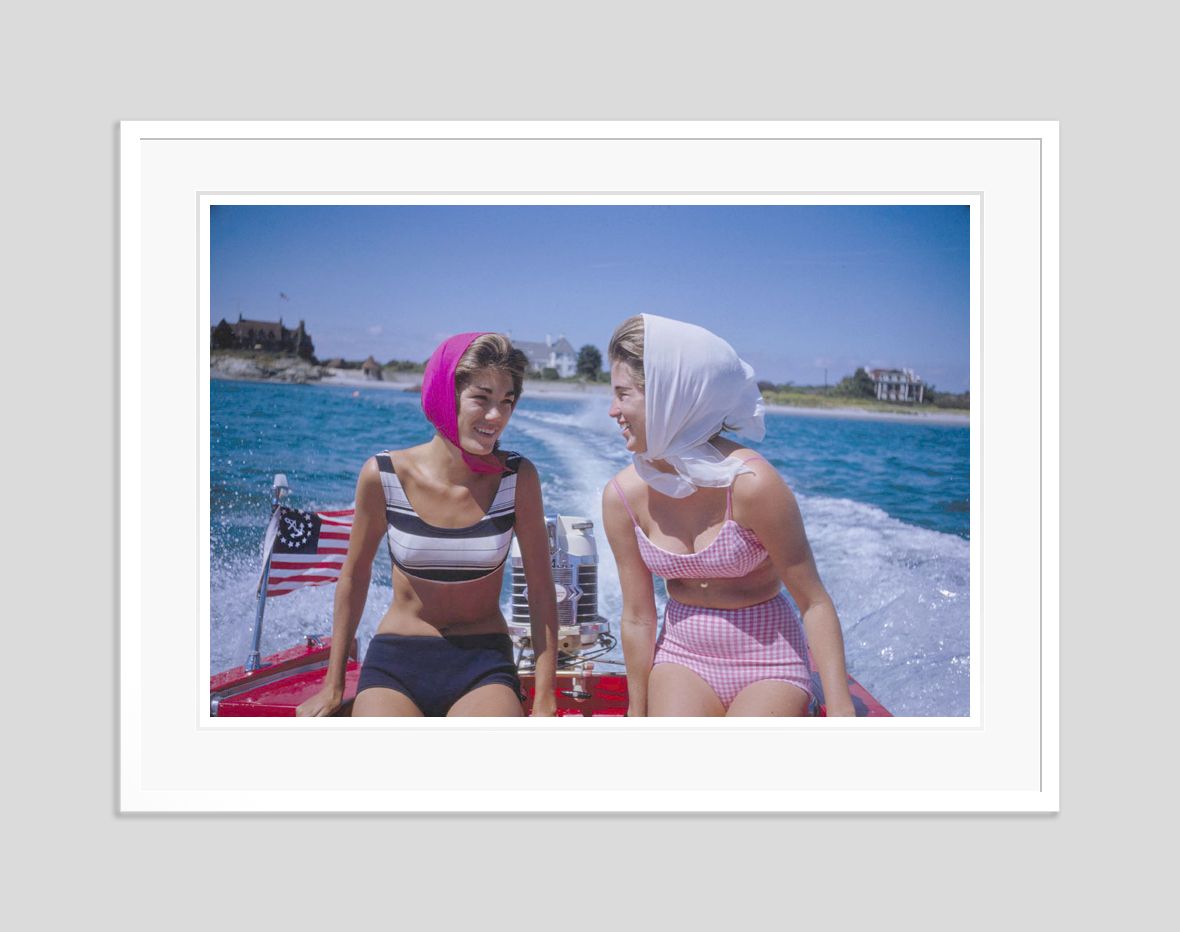 Newport Scenes By Toni Frissell Archival Pigment Print Oversize Framed In White