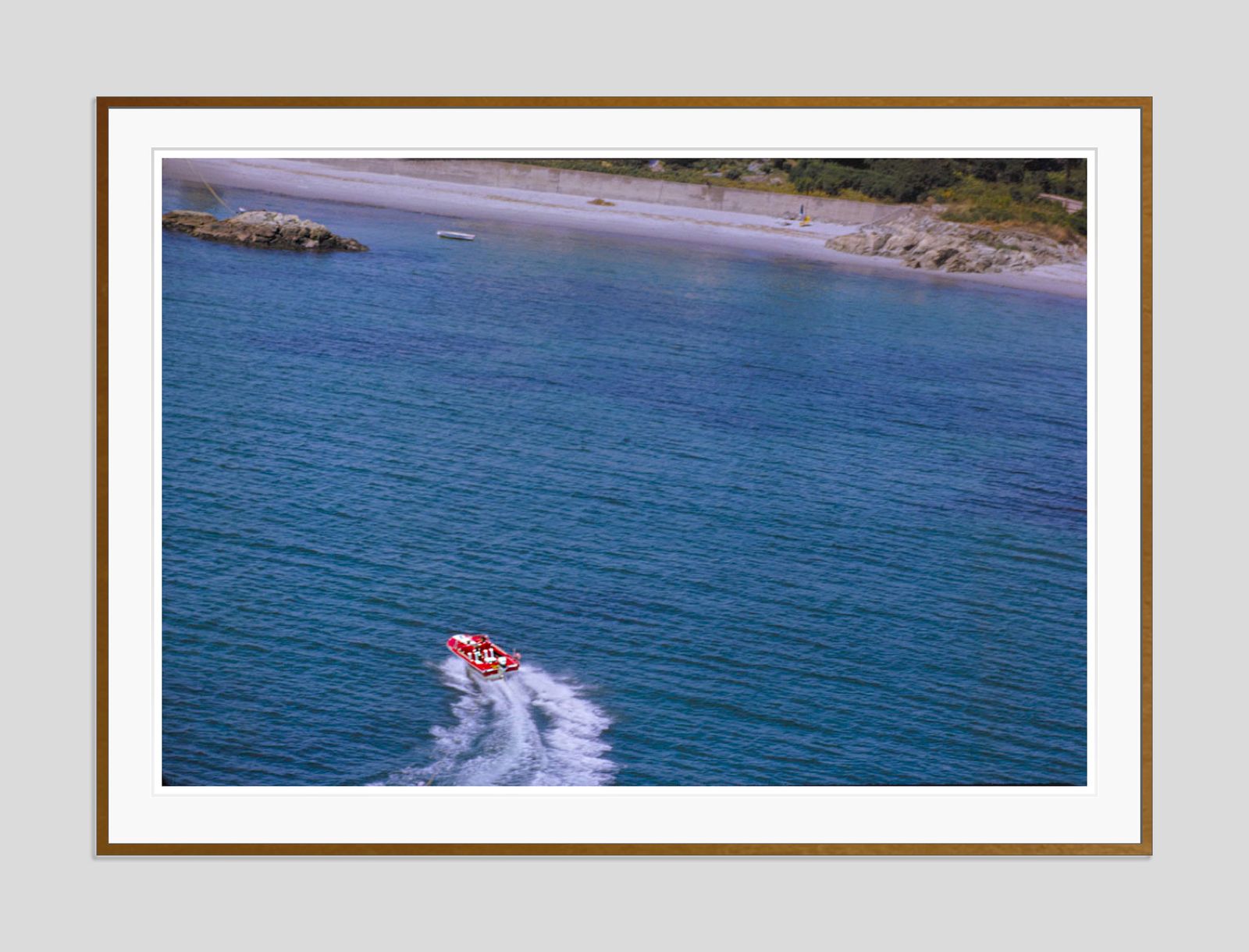 Newport Scenes By Toni Frissell Archival Pigment Print Oversize Framed In Brown
