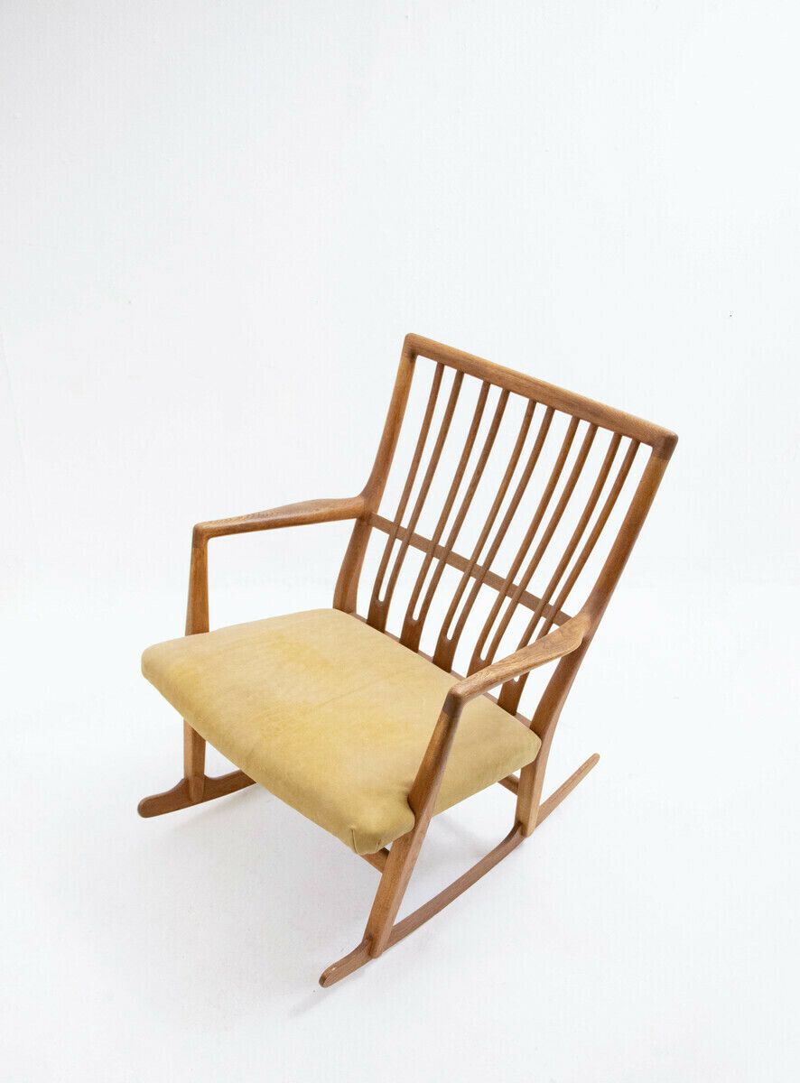 "Ml  33" Rocking Chair By Hans J. Wegner For A/S Mikael Laursen photo furniture