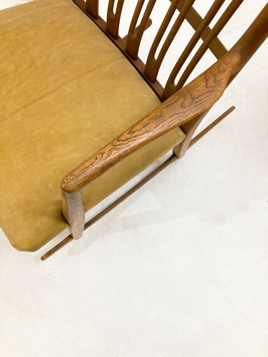 "Ml  33" Rocking Chair By Hans J. Wegner For A/S Mikael Laursen photo buy