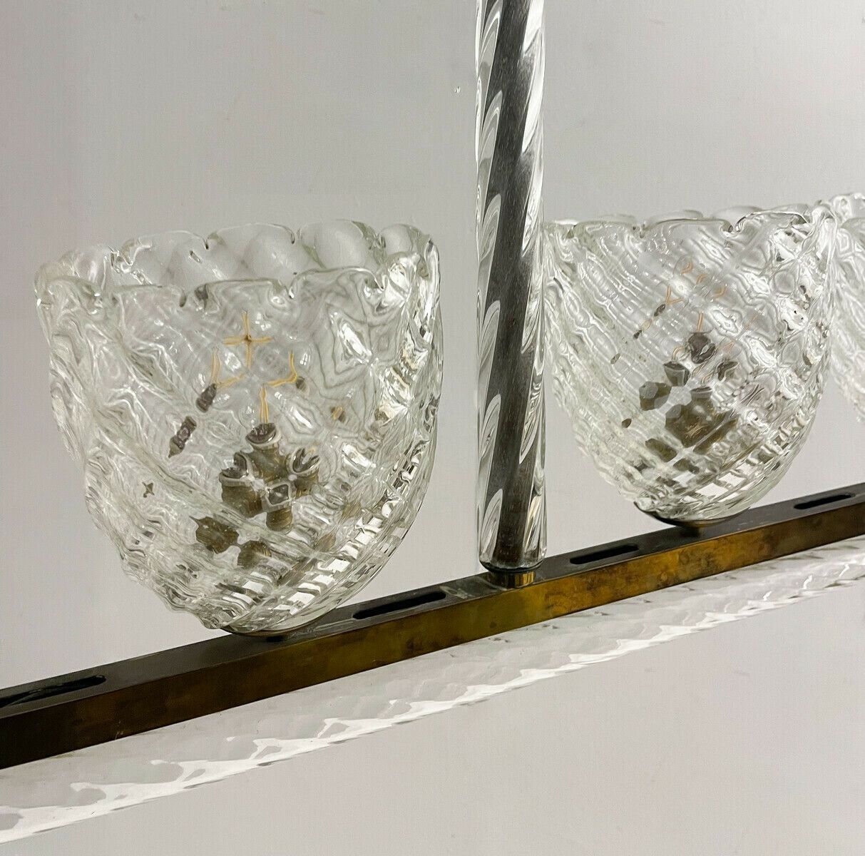 Vintage Murano Glass Chandelier By Ercole Barovier photo for sale