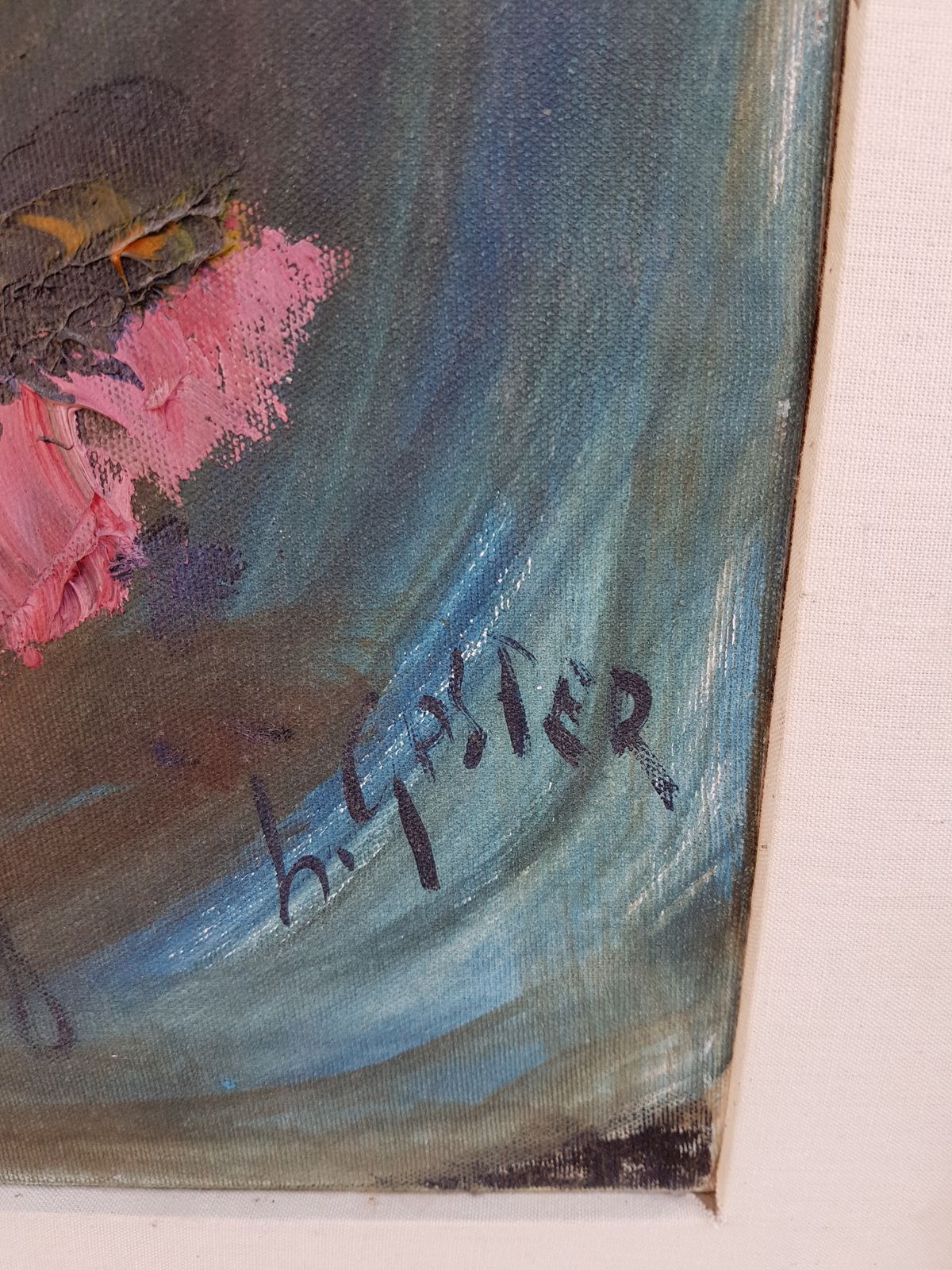 Flower Bouquet   Oil On Canvas Painting photo buy