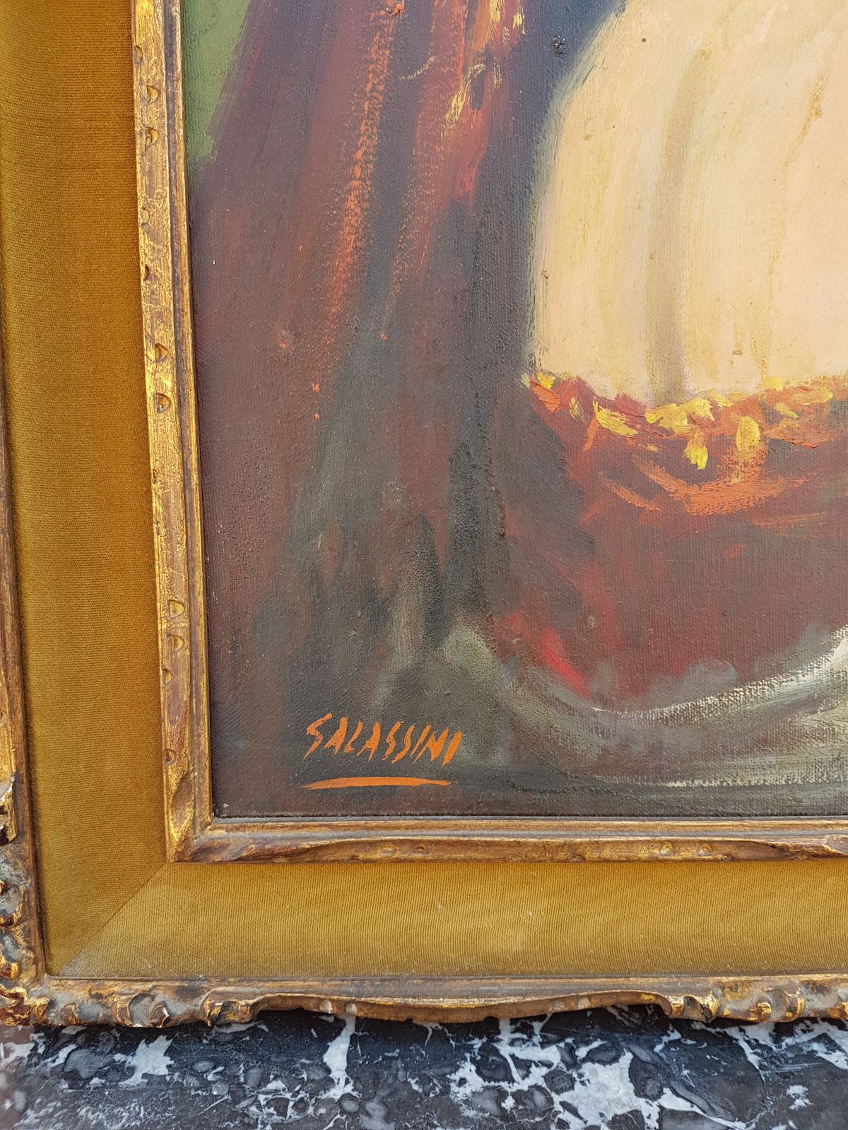 A Woman Portrait   Salassini Painting photo 169.0
