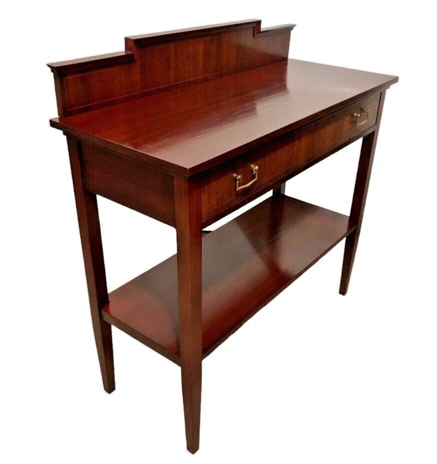 649.0 Handsome Edwardian Mahogany Buffet / Serving Table photo