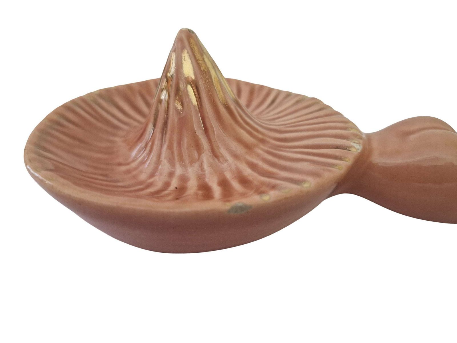 Mid Century Ceramic Pinup Lemon Juicer, Naked Lady In Sombrero Hat Wall Hanging Figurine photo vintage