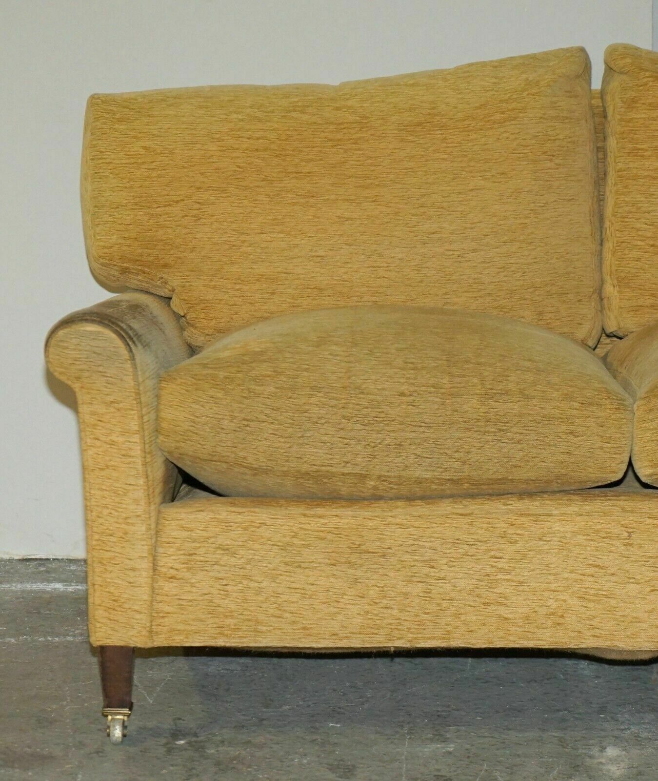 Comfortable Howard & Son's Victorian 2 3 Seat Sofa For Reupholstery Restoration photo 15000.0