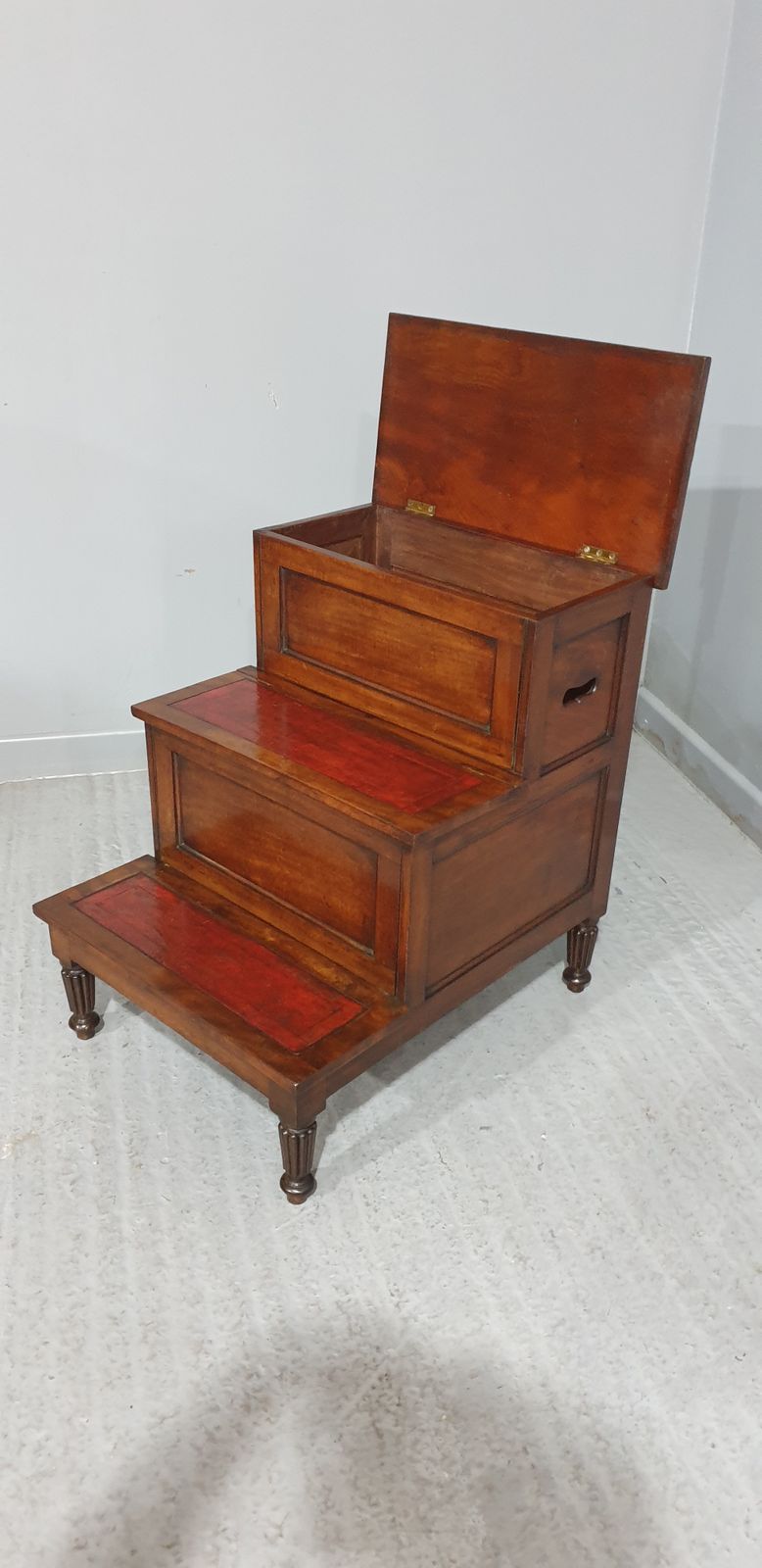 Large Mahogany Night Stand, 1900s photo vintage