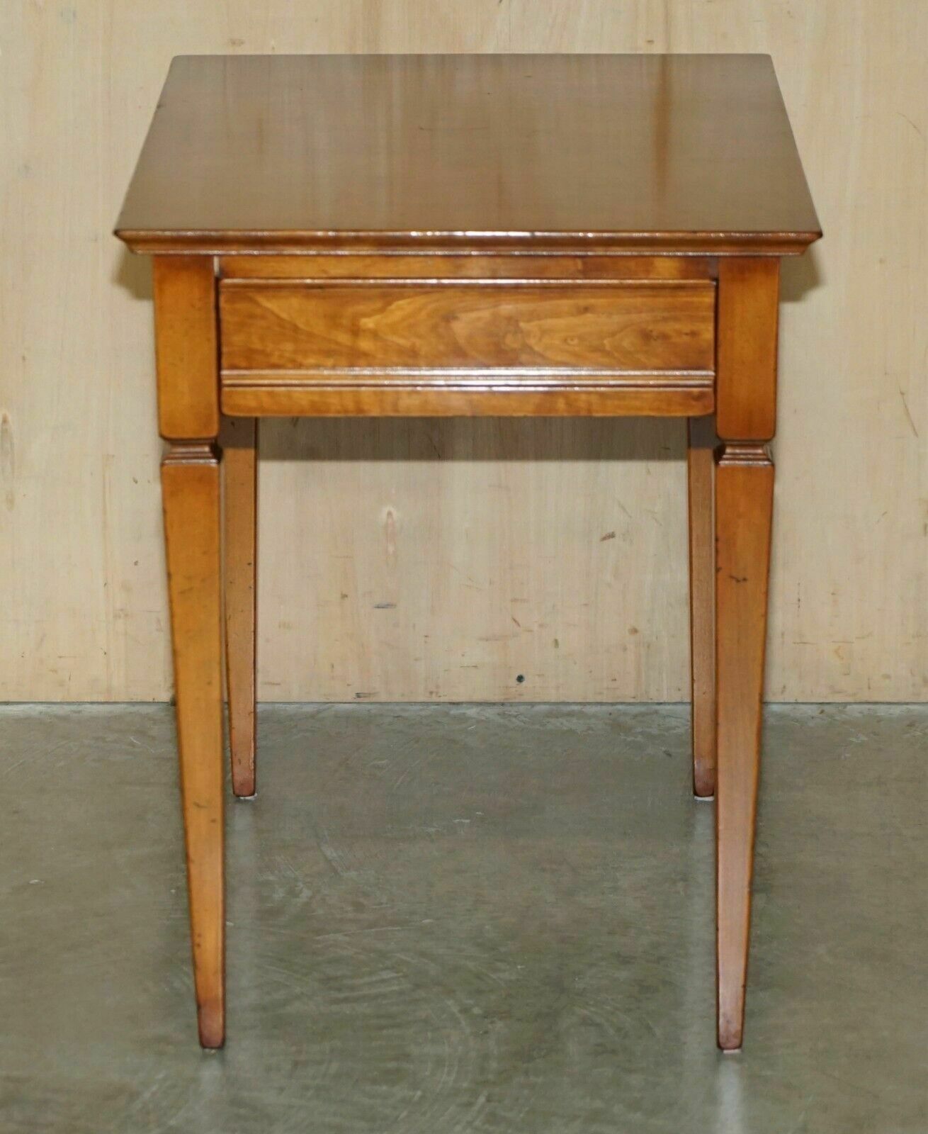Pair Of Harrods London Reh Kennedy Large Single Drawer Side End Lamp Wine Tables photo for sale
