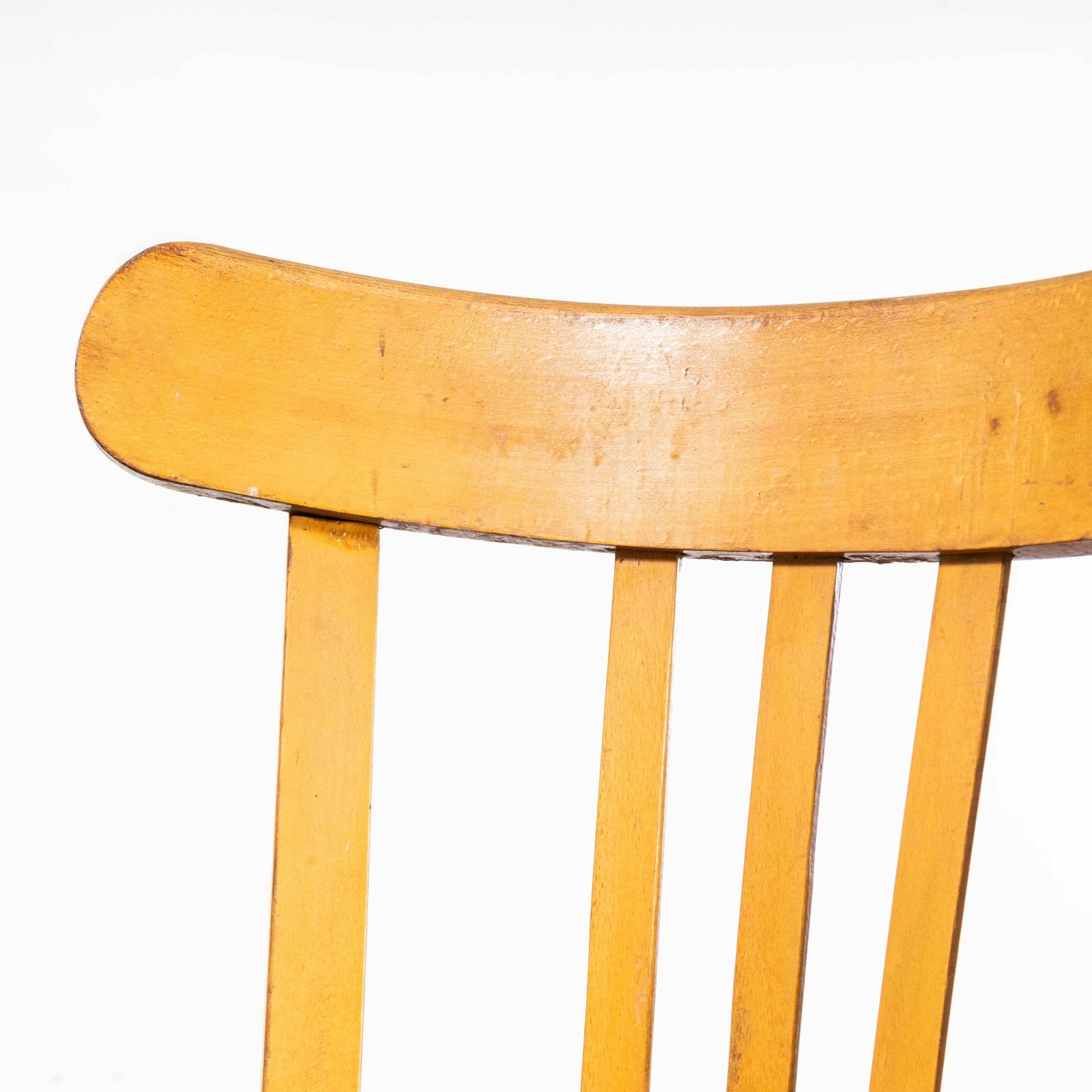 photo furniture 1950’s Baumann Bentwood Tri Back Dining Chair – Honey – Set Of Four