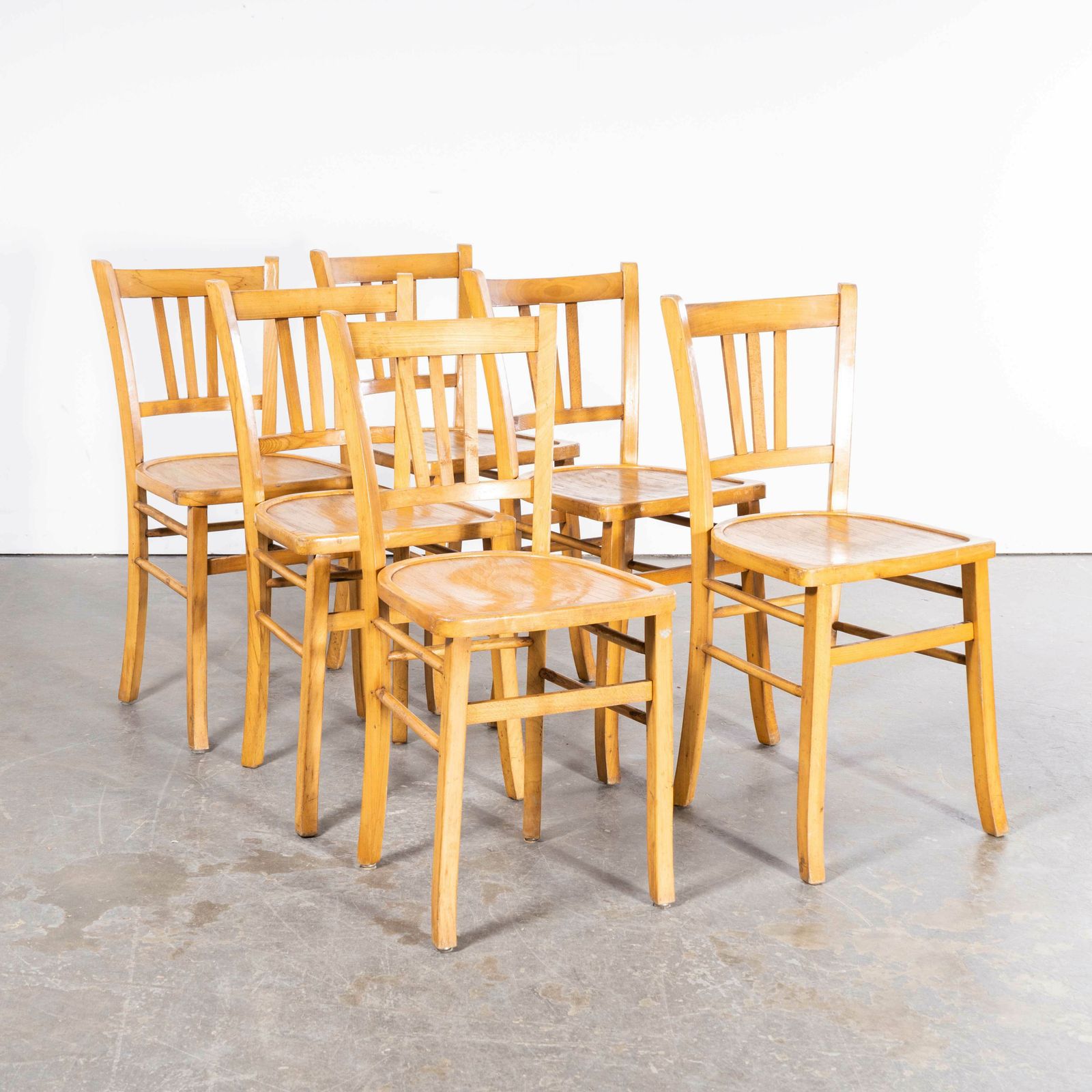1950’s Luterma French Farmhouse Dining Chair – Set Of Six photo for sale