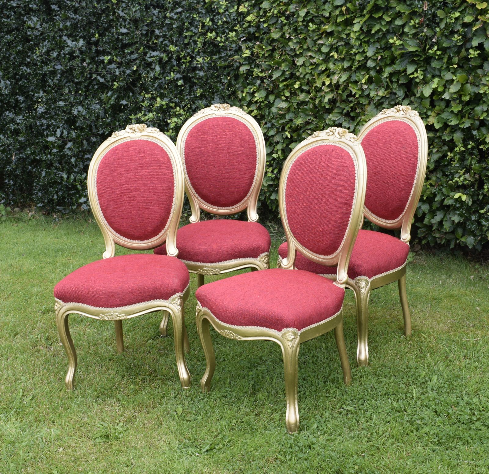Set Of 4 French Dining Chairs, 1800s photo vinterior