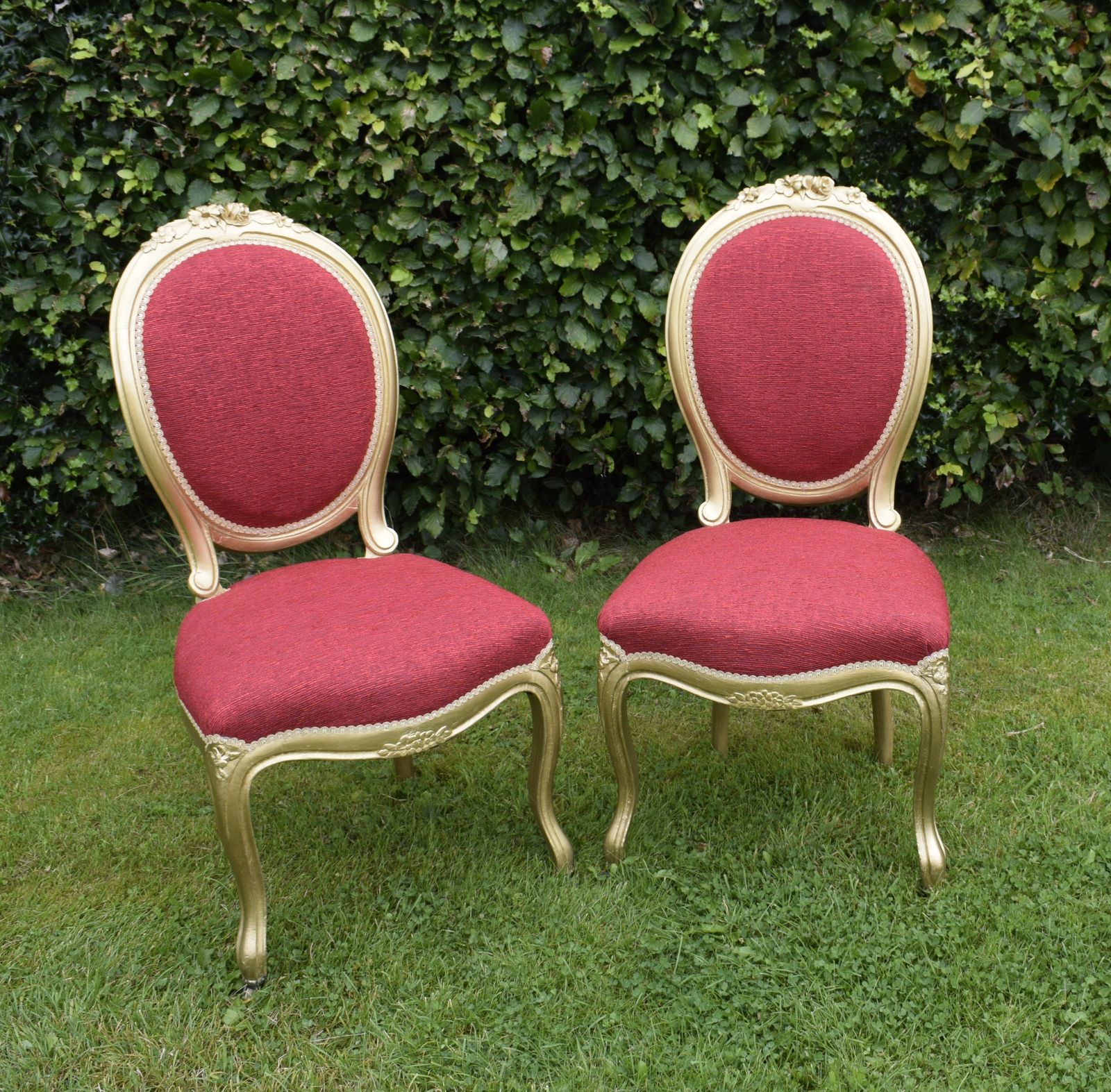 photo vintage Set Of 4 French Dining Chairs, 1800s