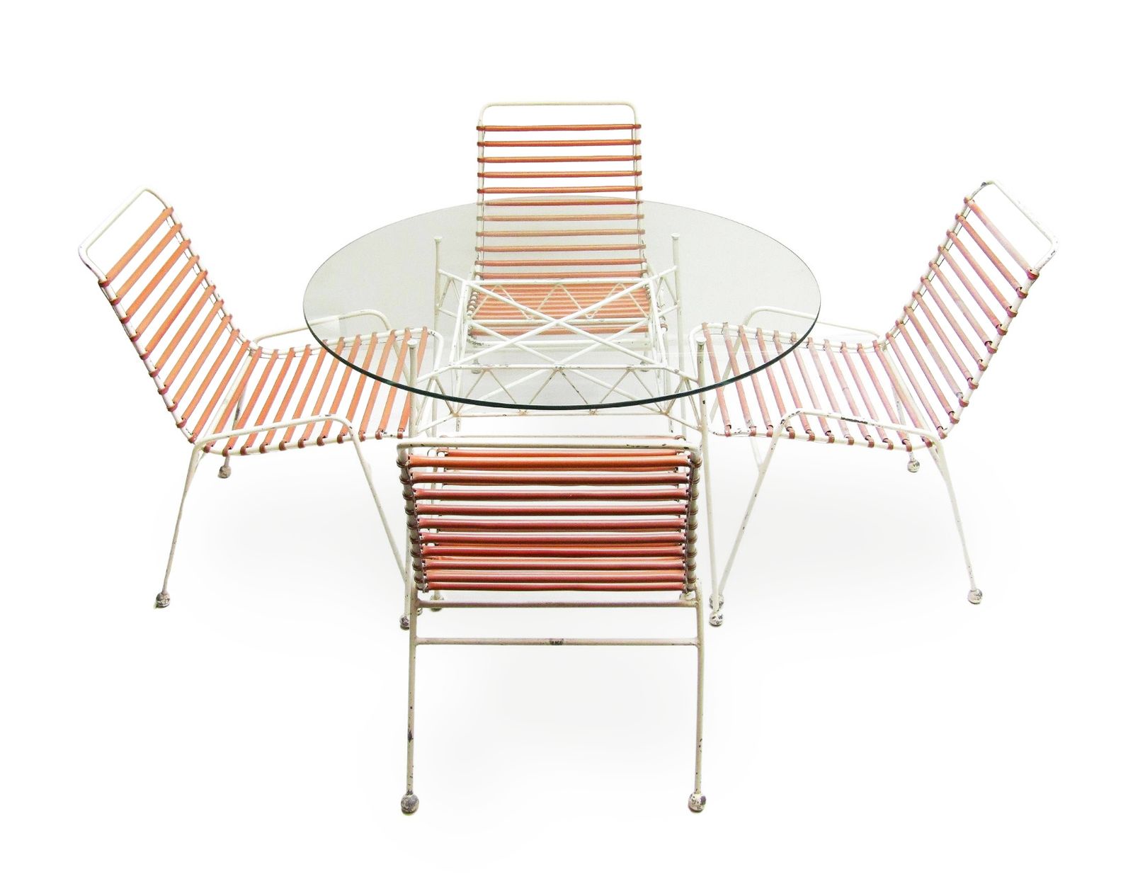 Unique 1950s Springbok Garden Table And Chairs Set By Ernest Race photo 8500.0