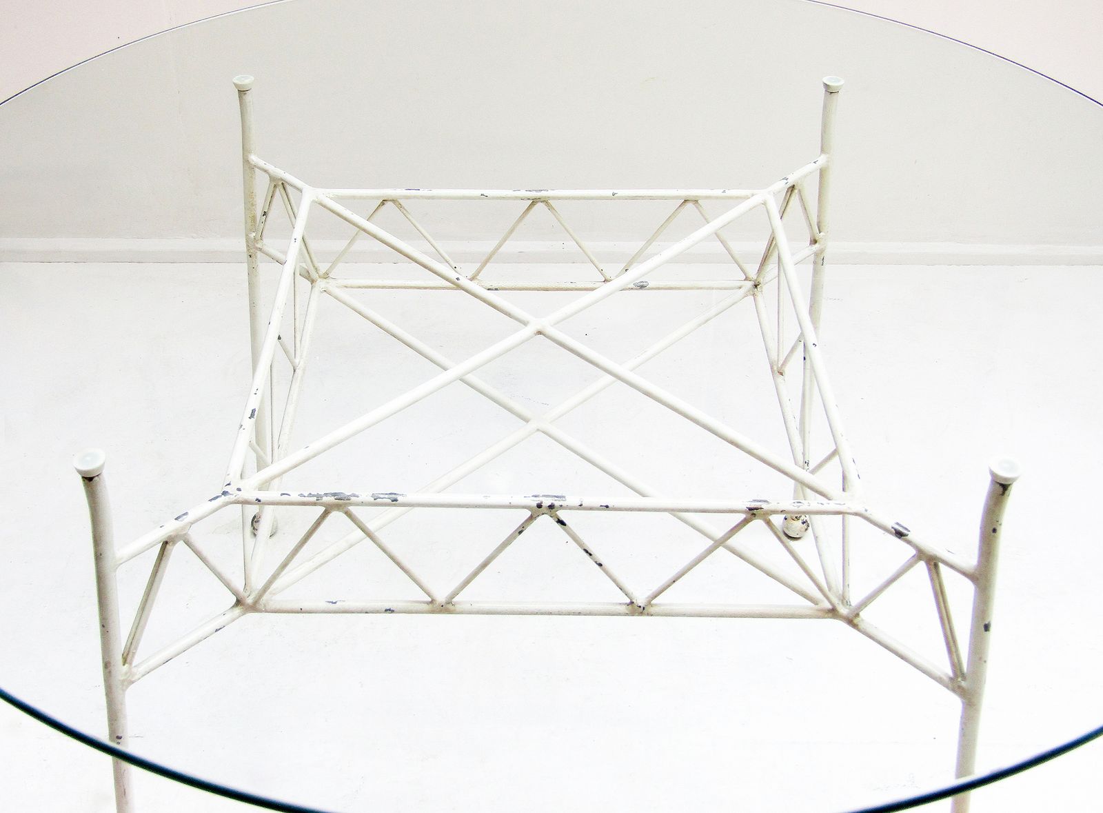 photo for sale Unique 1950s Springbok Garden Table And Chairs Set By Ernest Race
