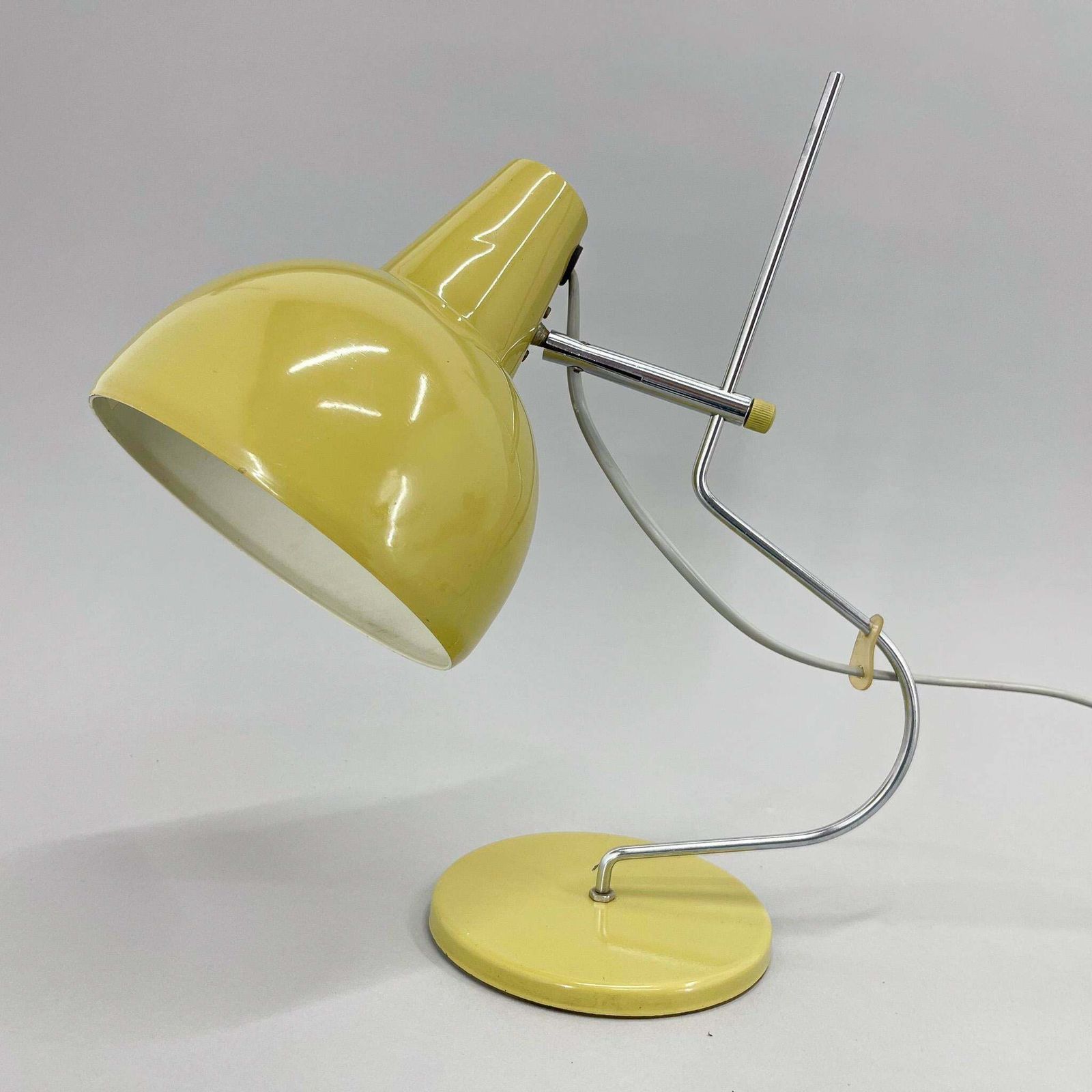 1960's Desk Lamp Designed By Josef Hůrka For Lidokov, Czechoslovakia photo Lighting