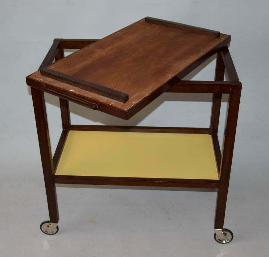 1940s Ancient Serving Table Drant Trnka And Volák Dřevoprůmysl Holešov photo vinterior