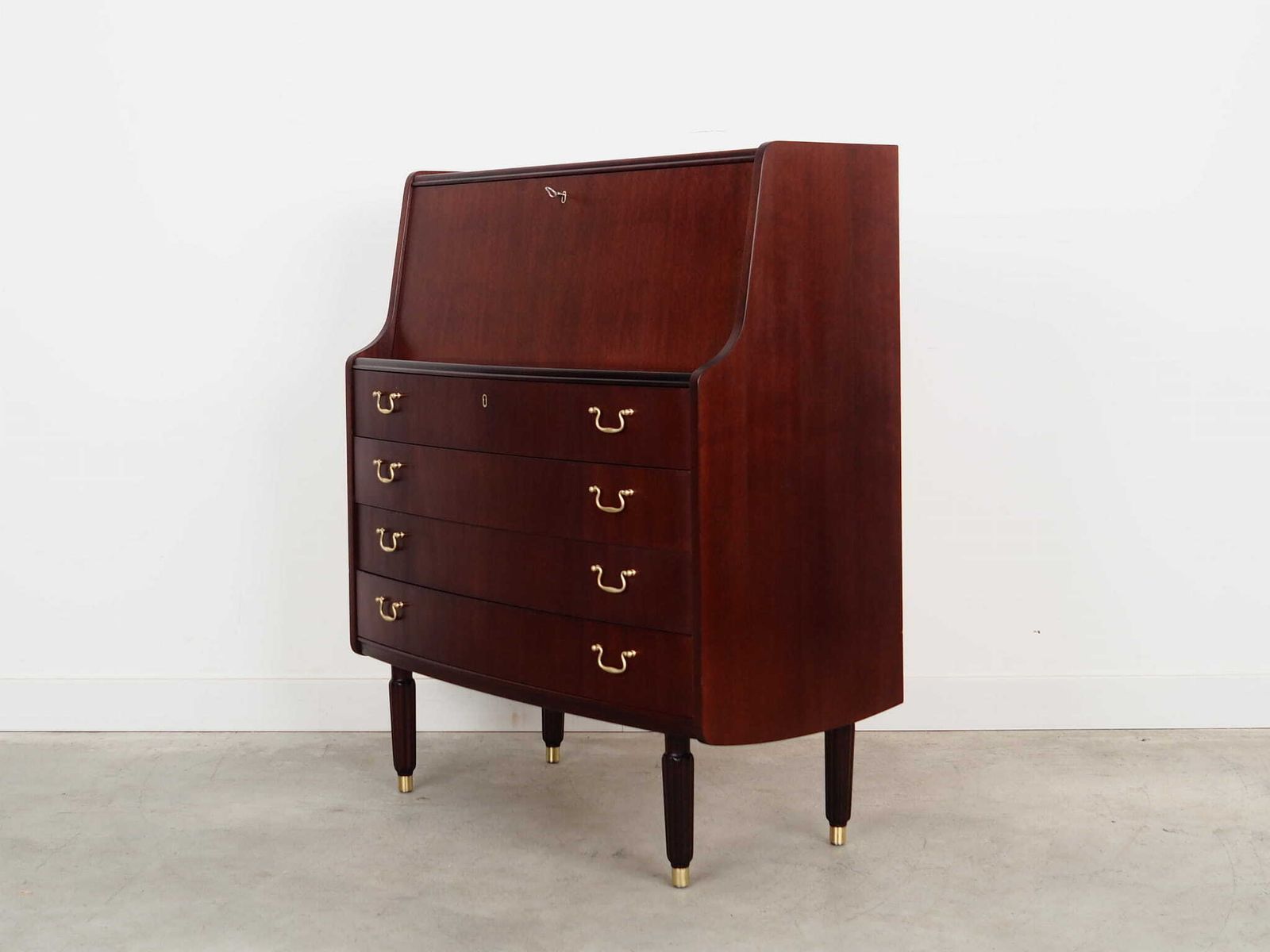 Mahogany Secretary, Danish Design, 1970s, Manufacturer: Pmj Viby J photo 1259.0