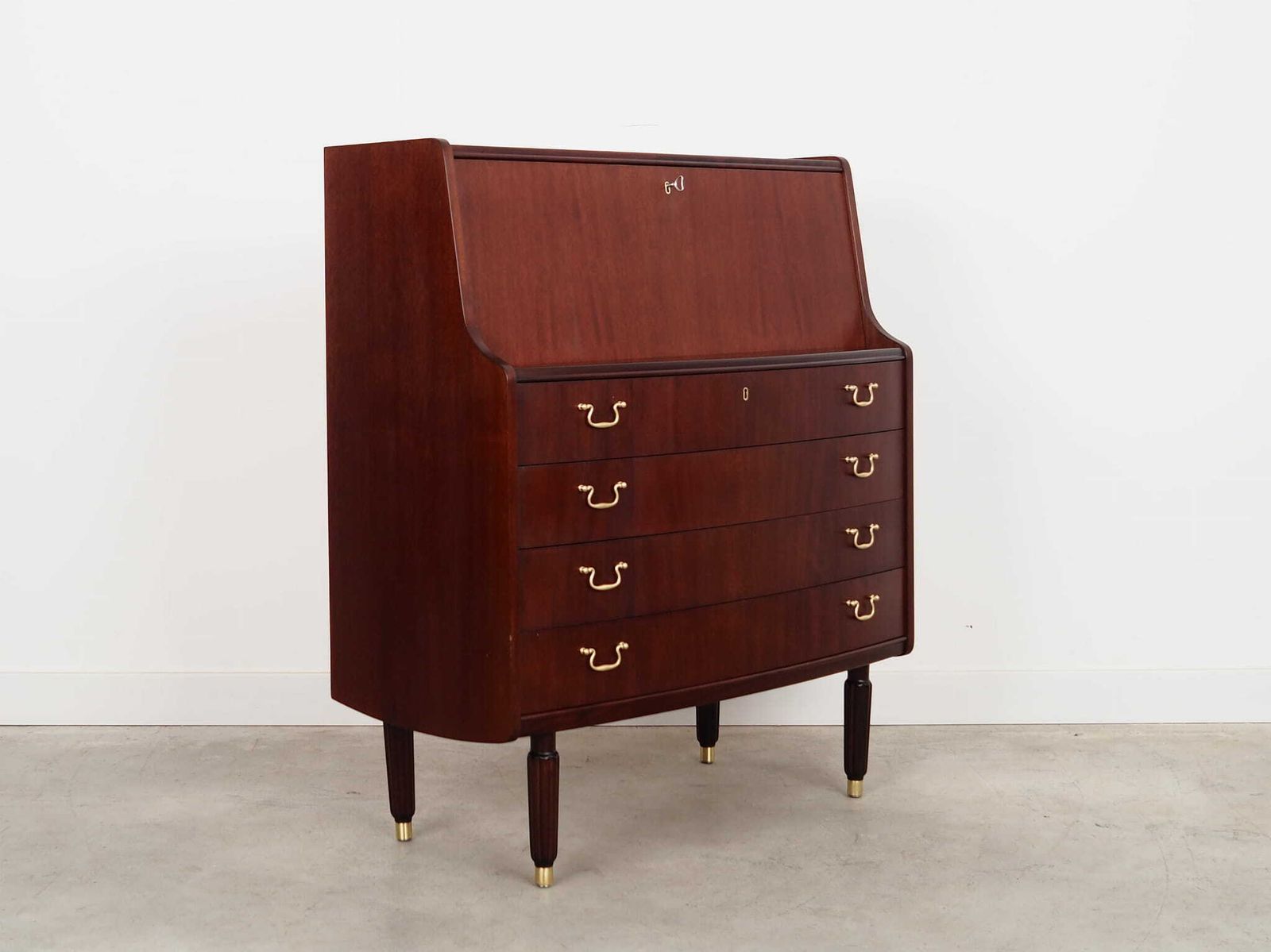 Mahonie Secretaire, Deens Design, Jaren 1970, Fabrikant: Pmj Viby J photo buy